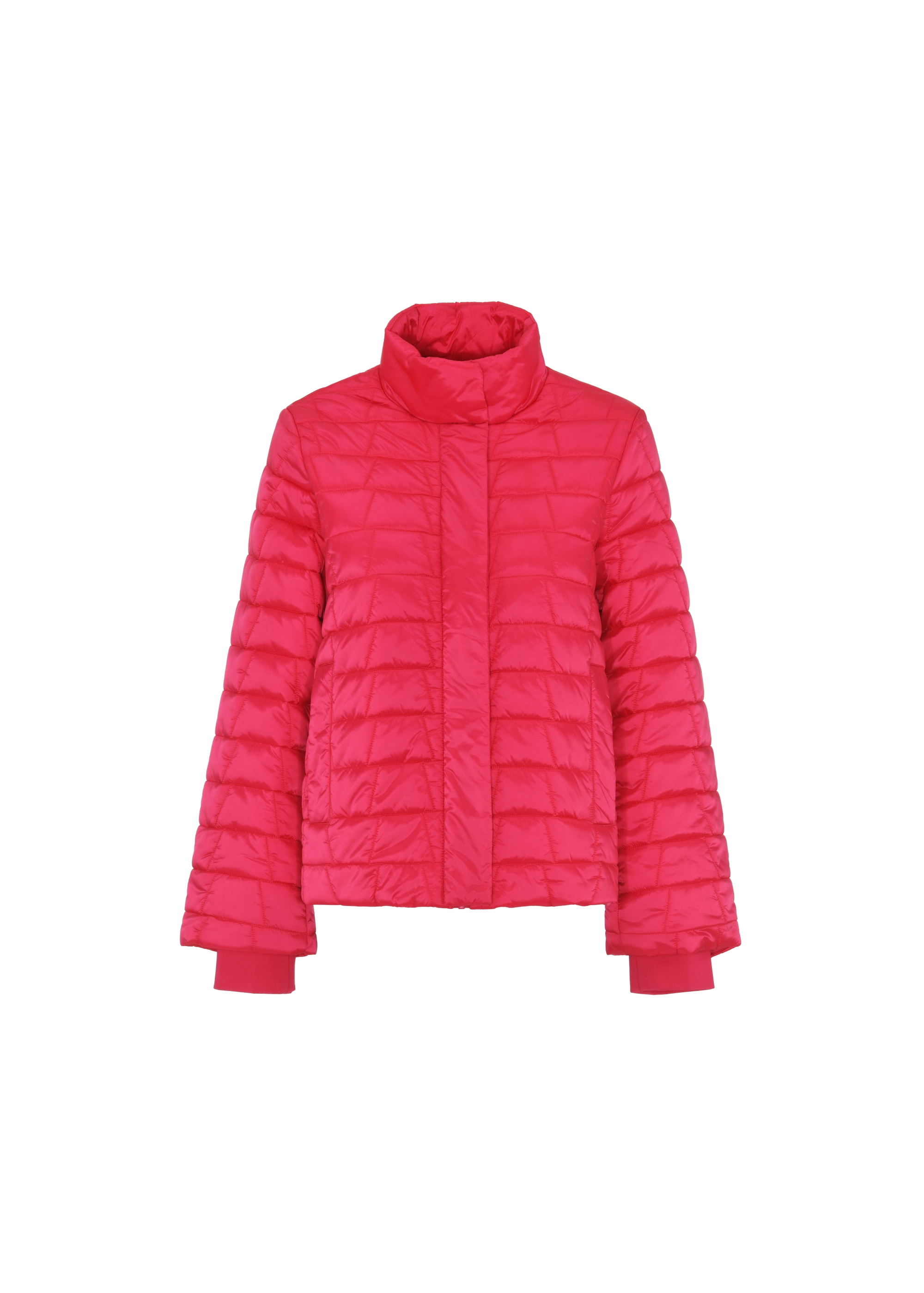 Women's quilted pink insulated jacket KURDT-0496-31(W24)-03