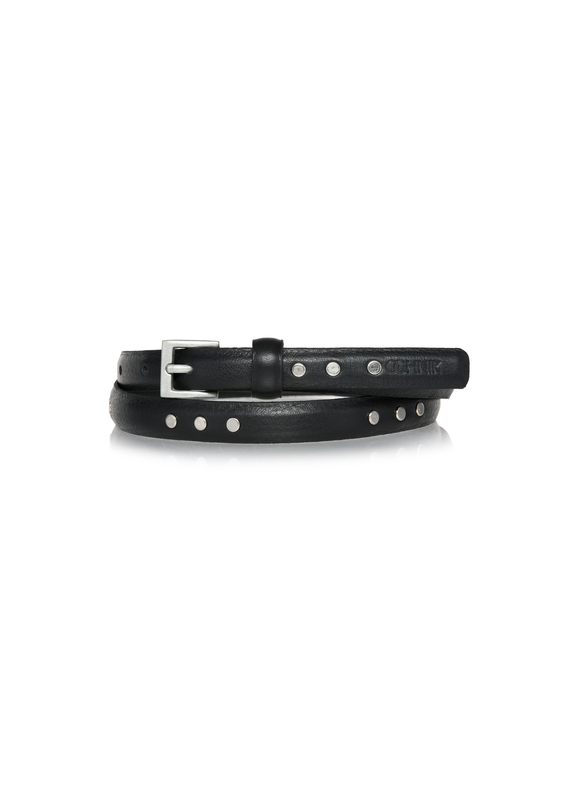 Thin leather women's belt PASDS-0313-99(Z24)