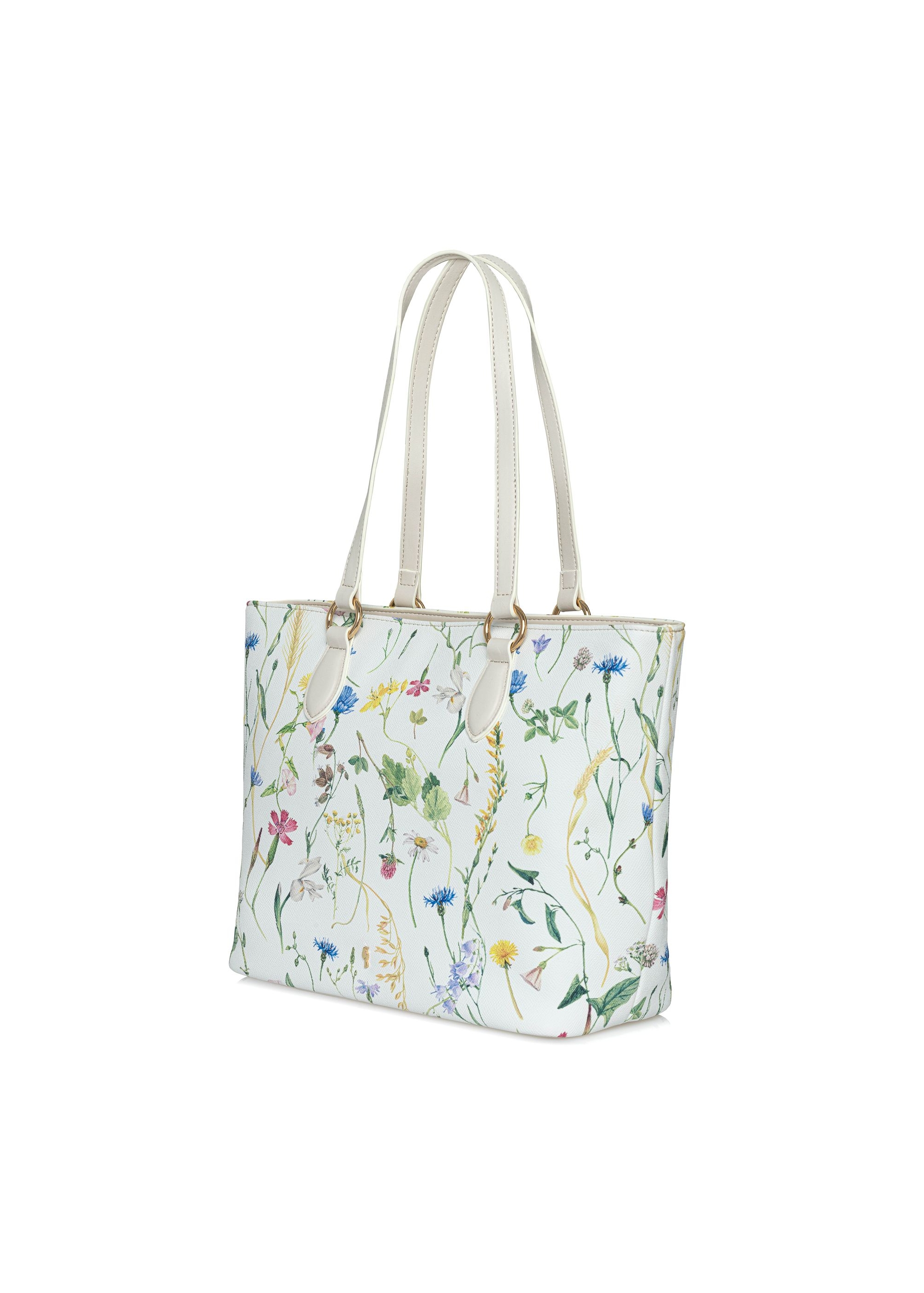 Women's floral shopper bag TOREC-0997-15(W25)-02