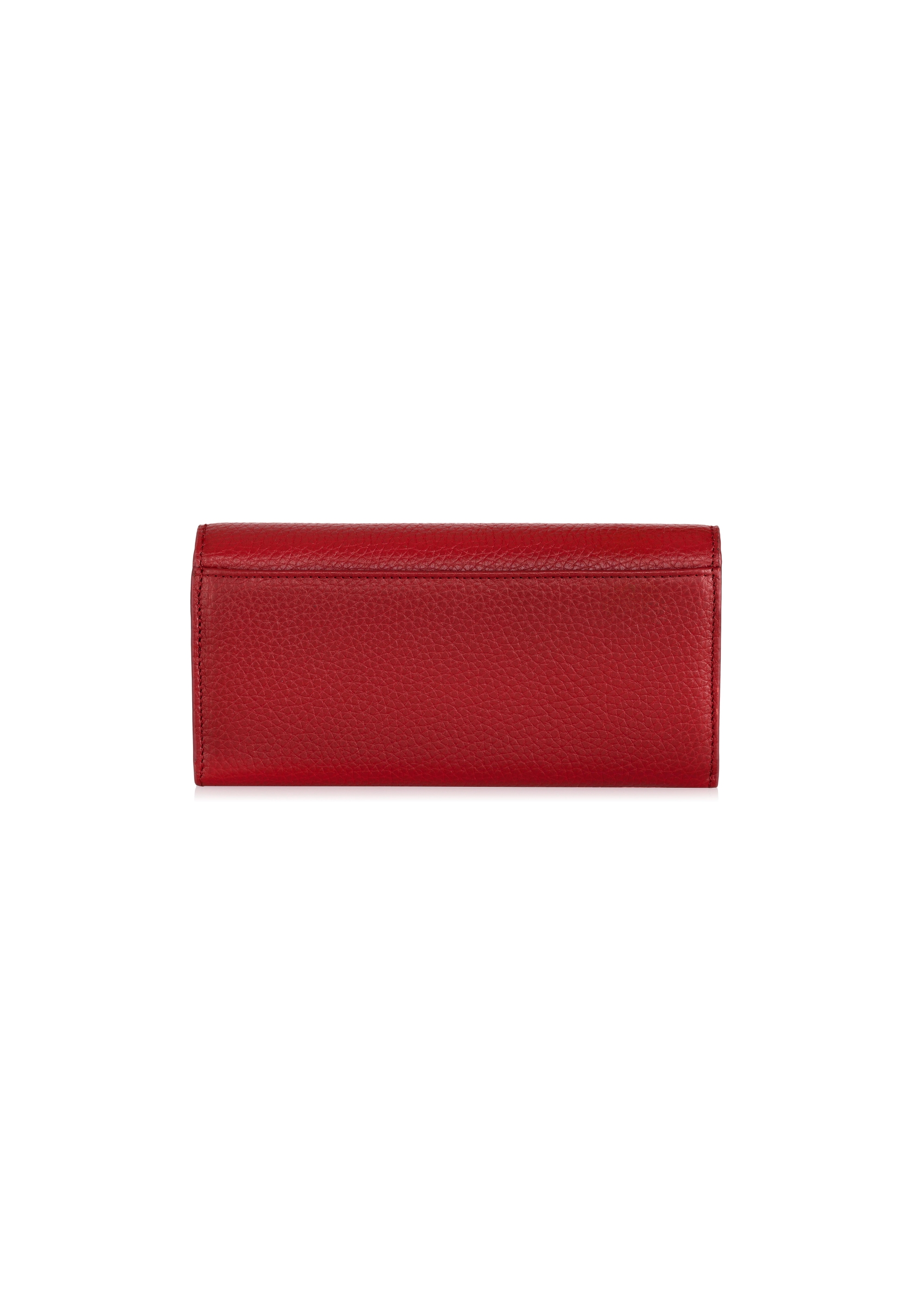 Large red leather wallet for women PORES-0893-40(Z23)-05