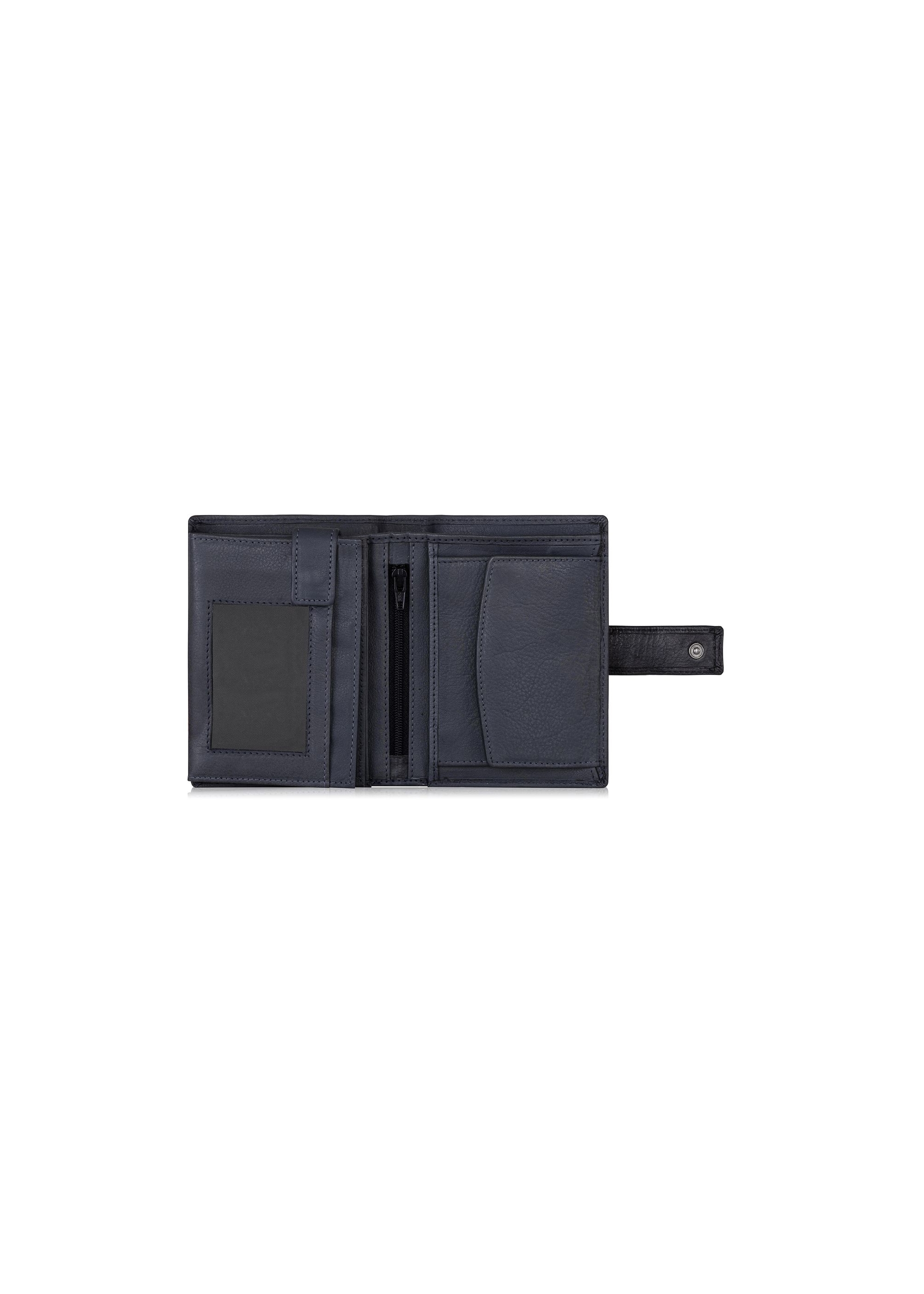 Graphite leather men's wallet PORMS-0543-95(Z23)-03