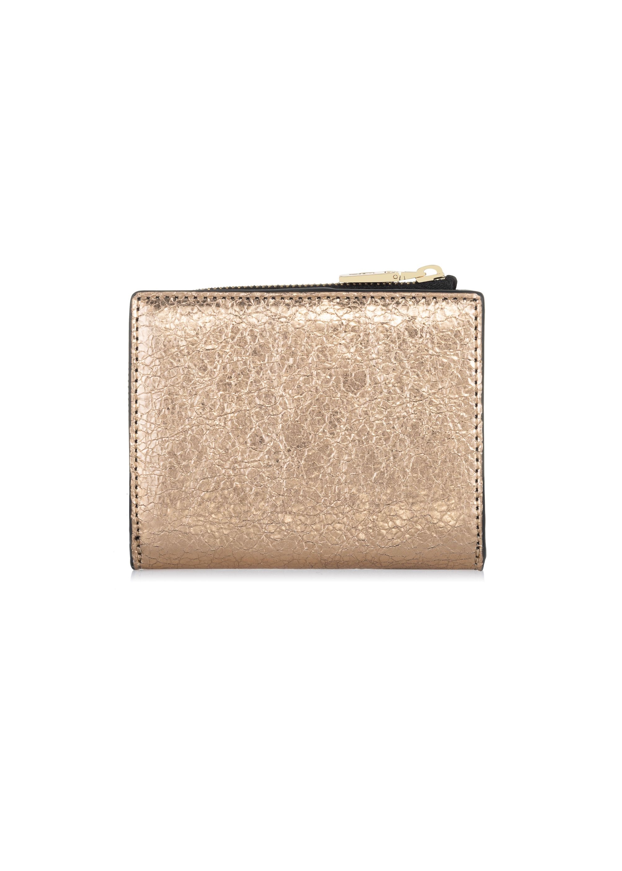 Women's small gold wallet PORES-0842-28(W23)-04