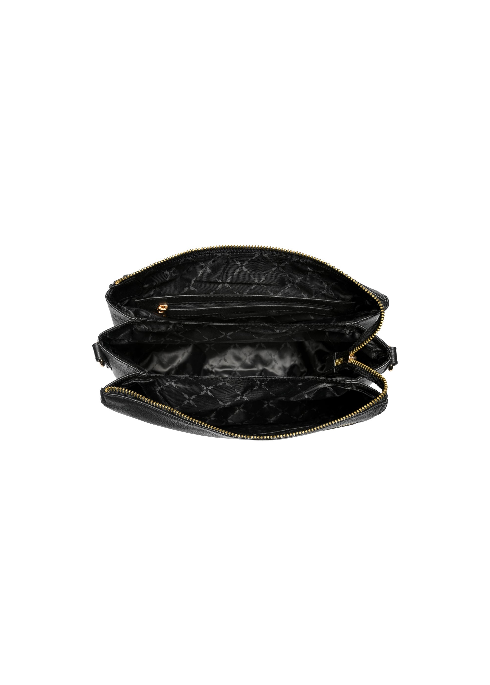 Black leather women's handbag TORES-1087-99(W25)