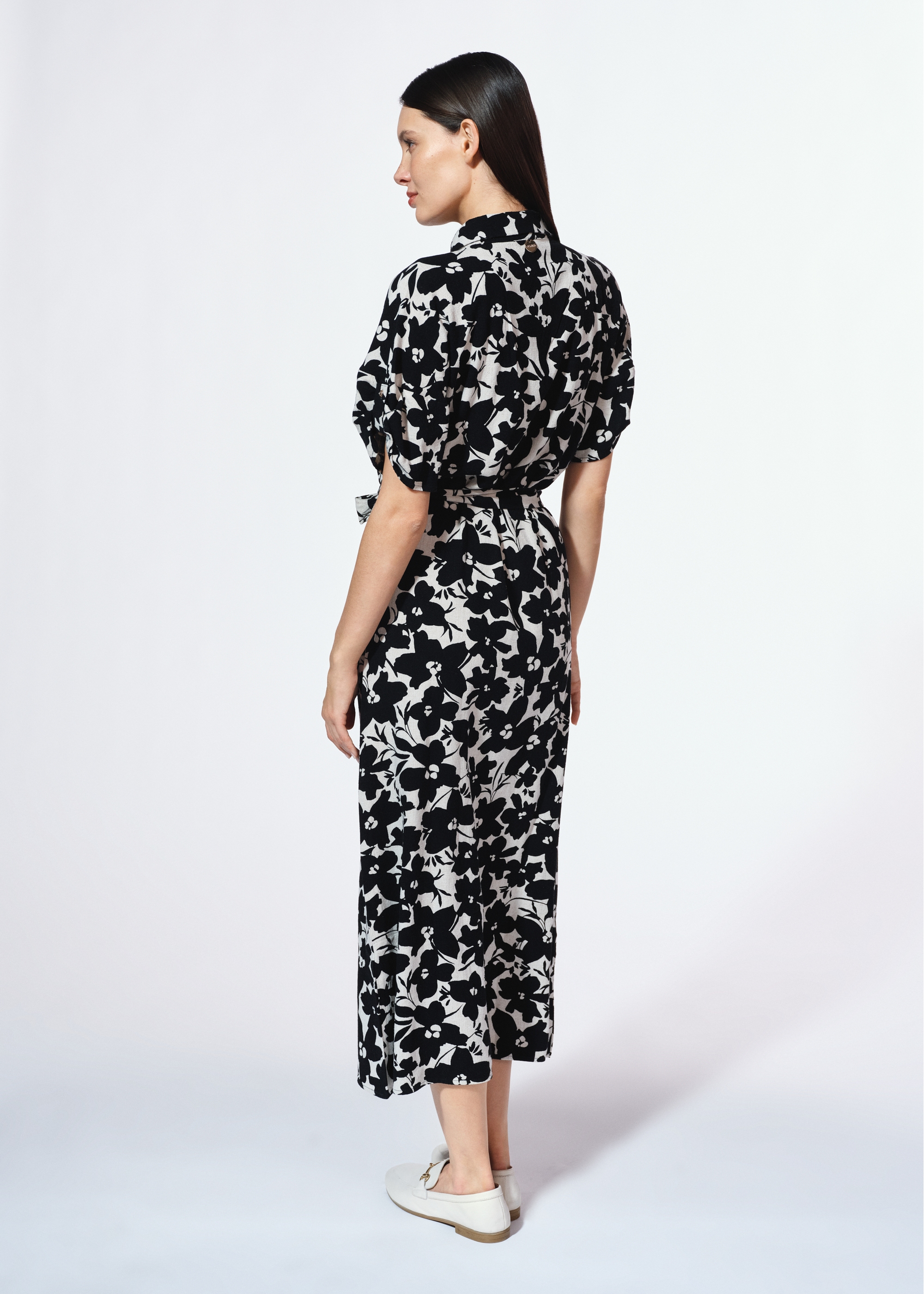 Women's floral midi dress SUKDT-0219-81(W25)-03