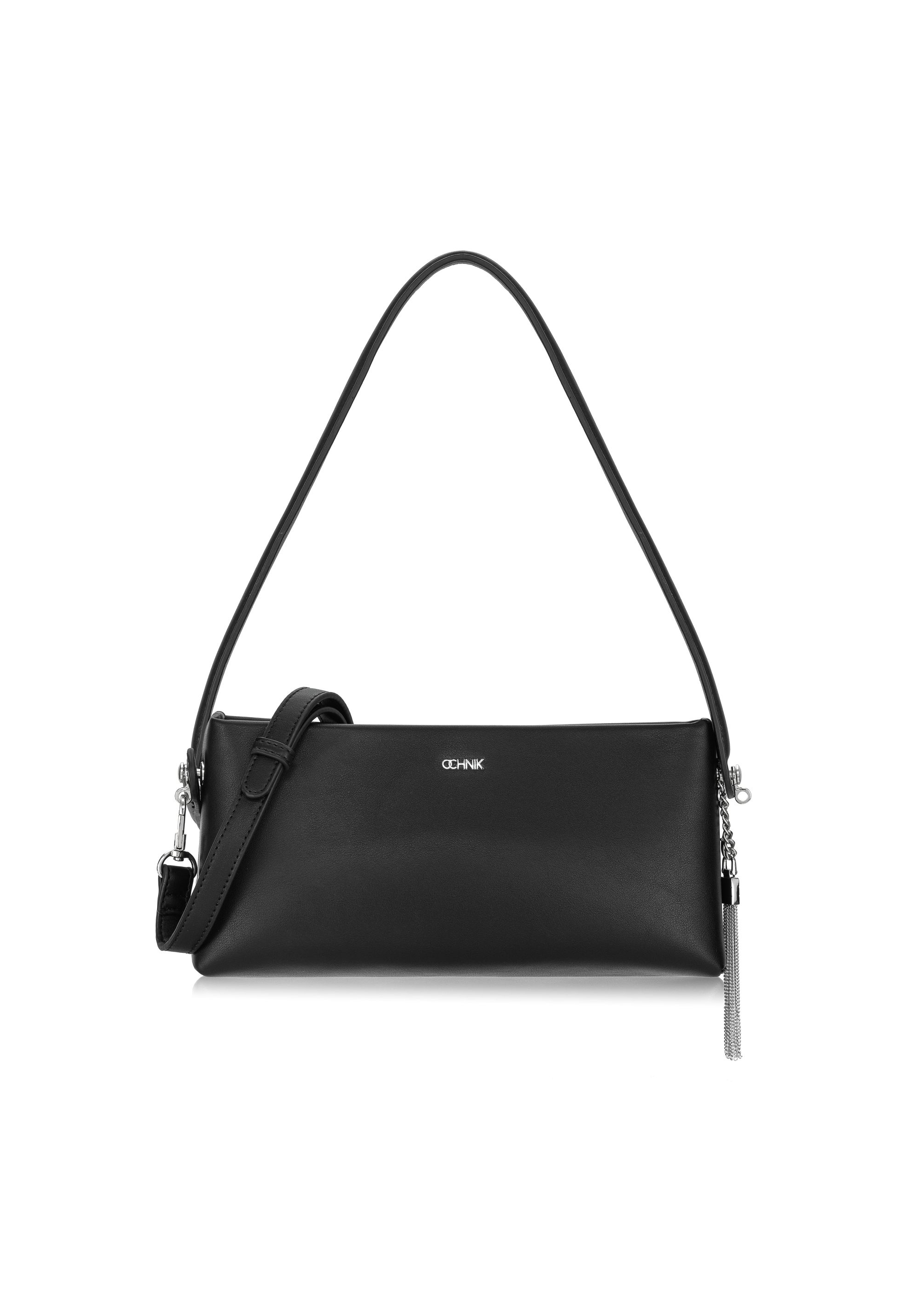 Minimalist black women's bag TOREC-0964-99(Z24)-01