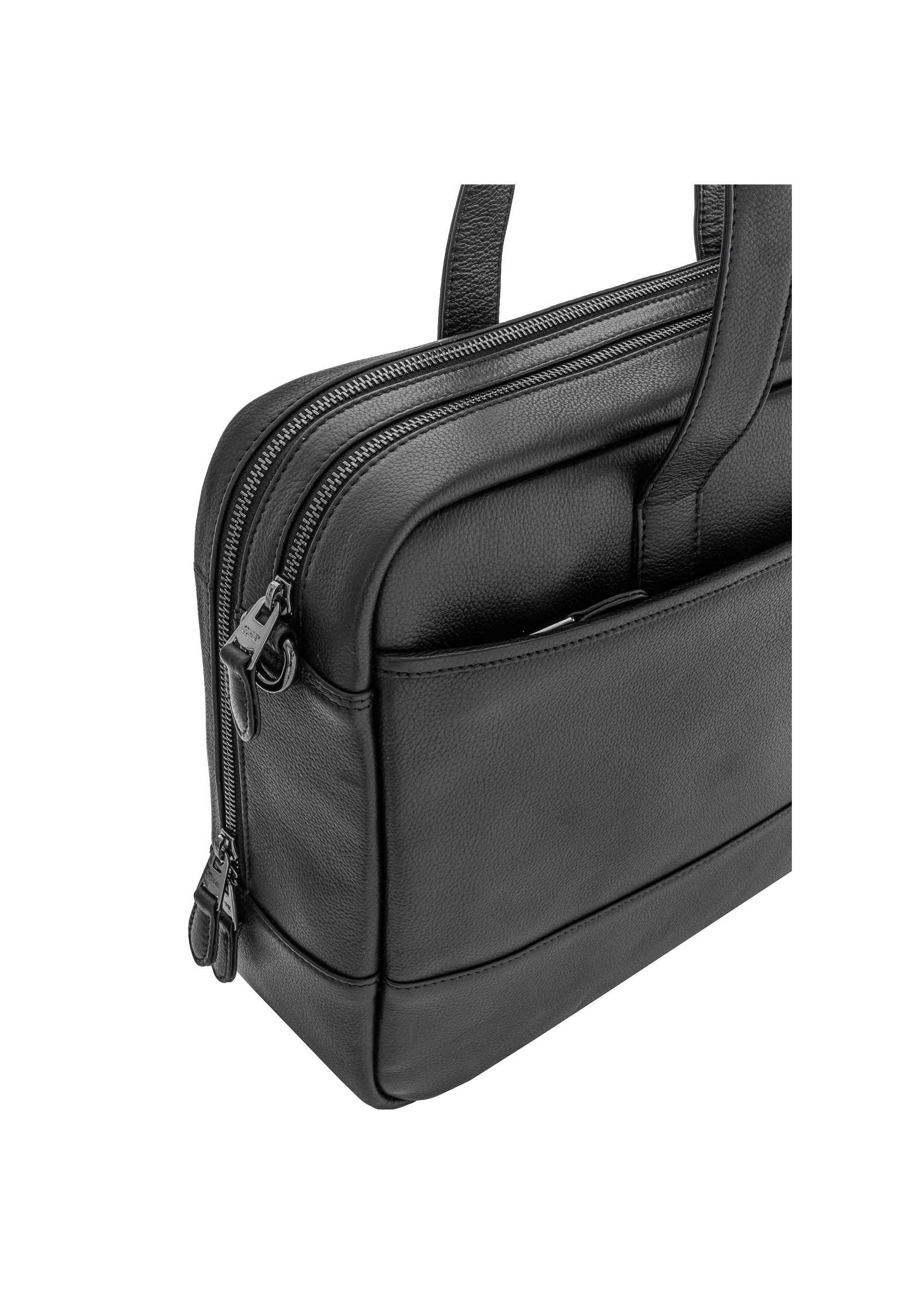 Men's black leather briefcase TORMS-0015C-99(Z24)-07