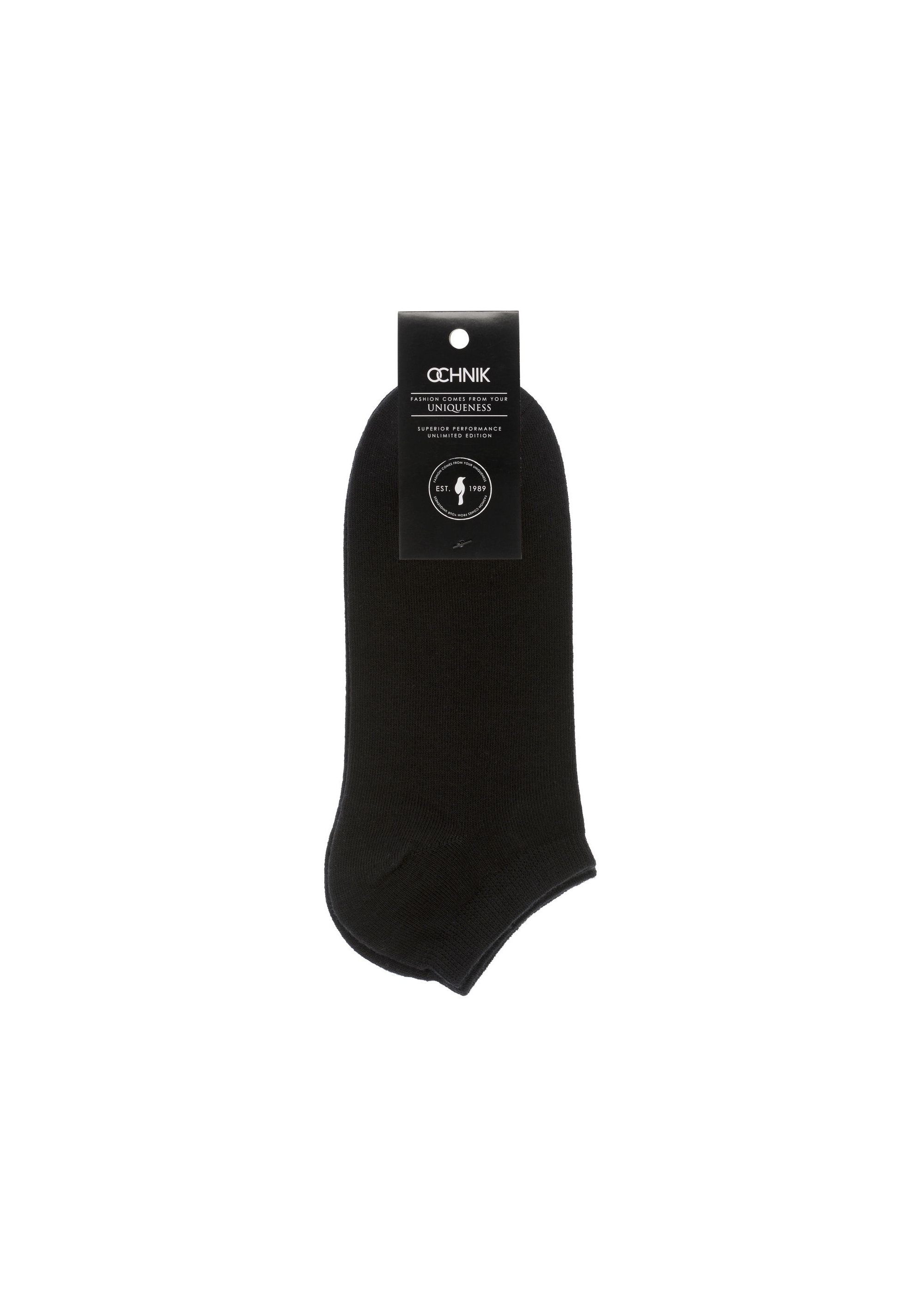 Short black men's socks SKAMT-0151B-99(W25)-02