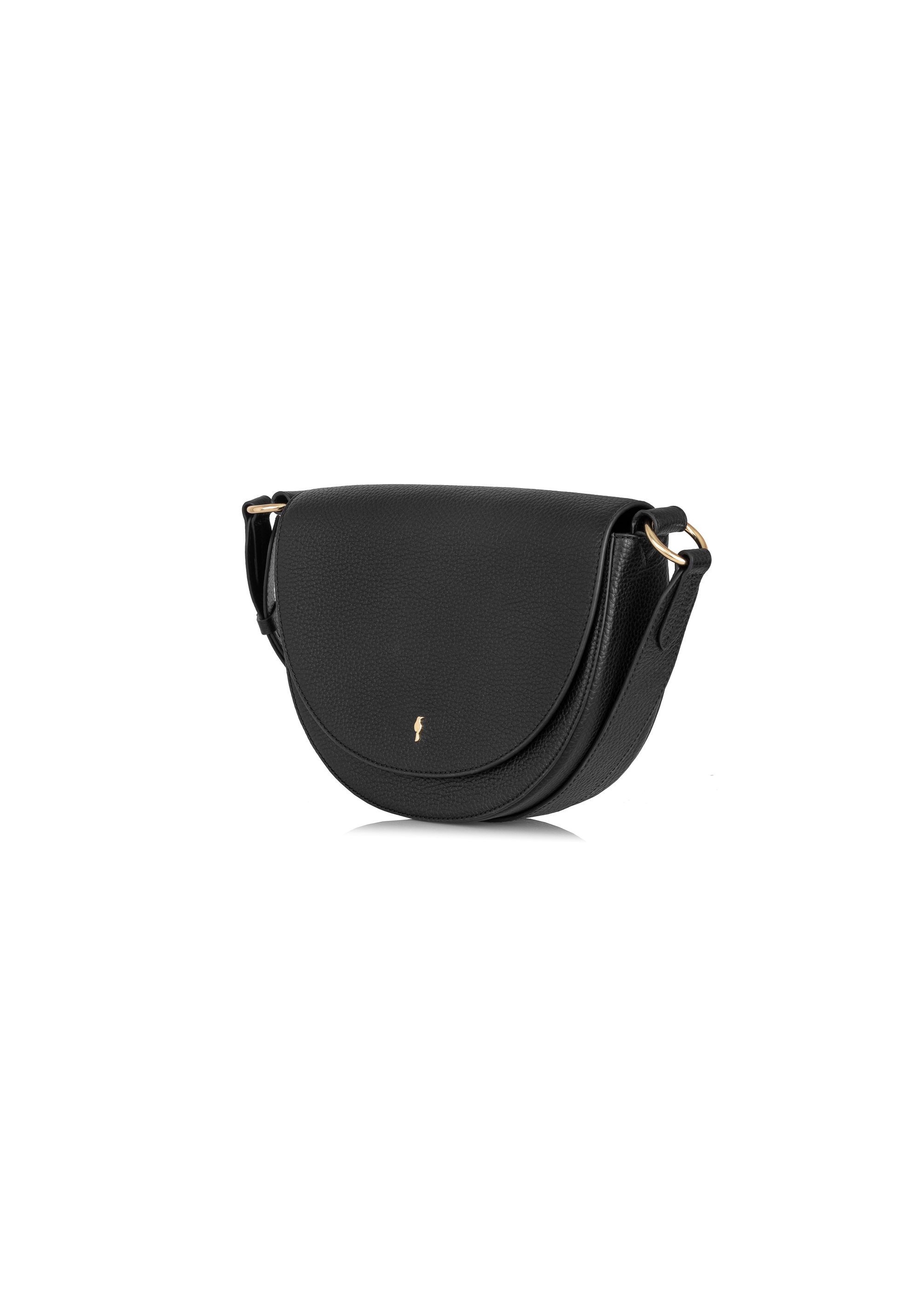 Leather black shoulder bag TORES-0895B-99(Z24)-02