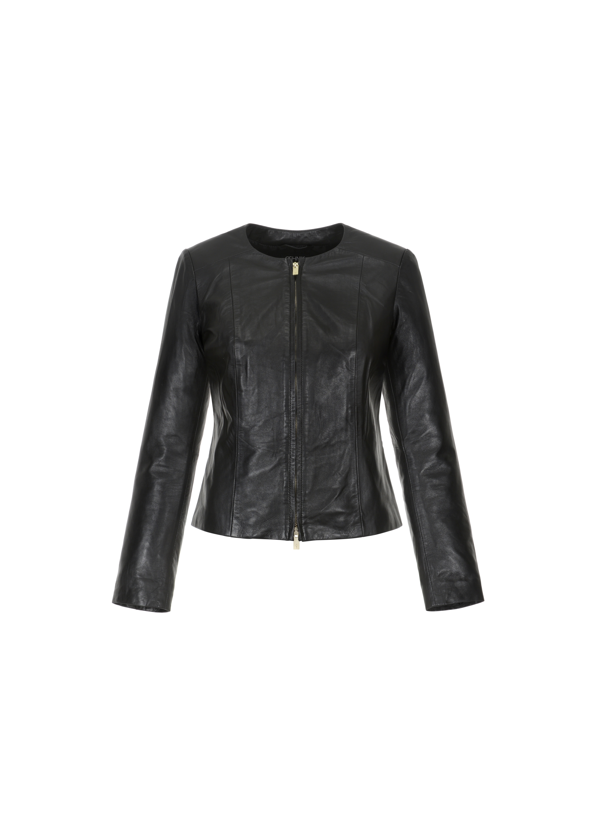 Women's classic leather jacket KURDS-0209-1339(KS)-04