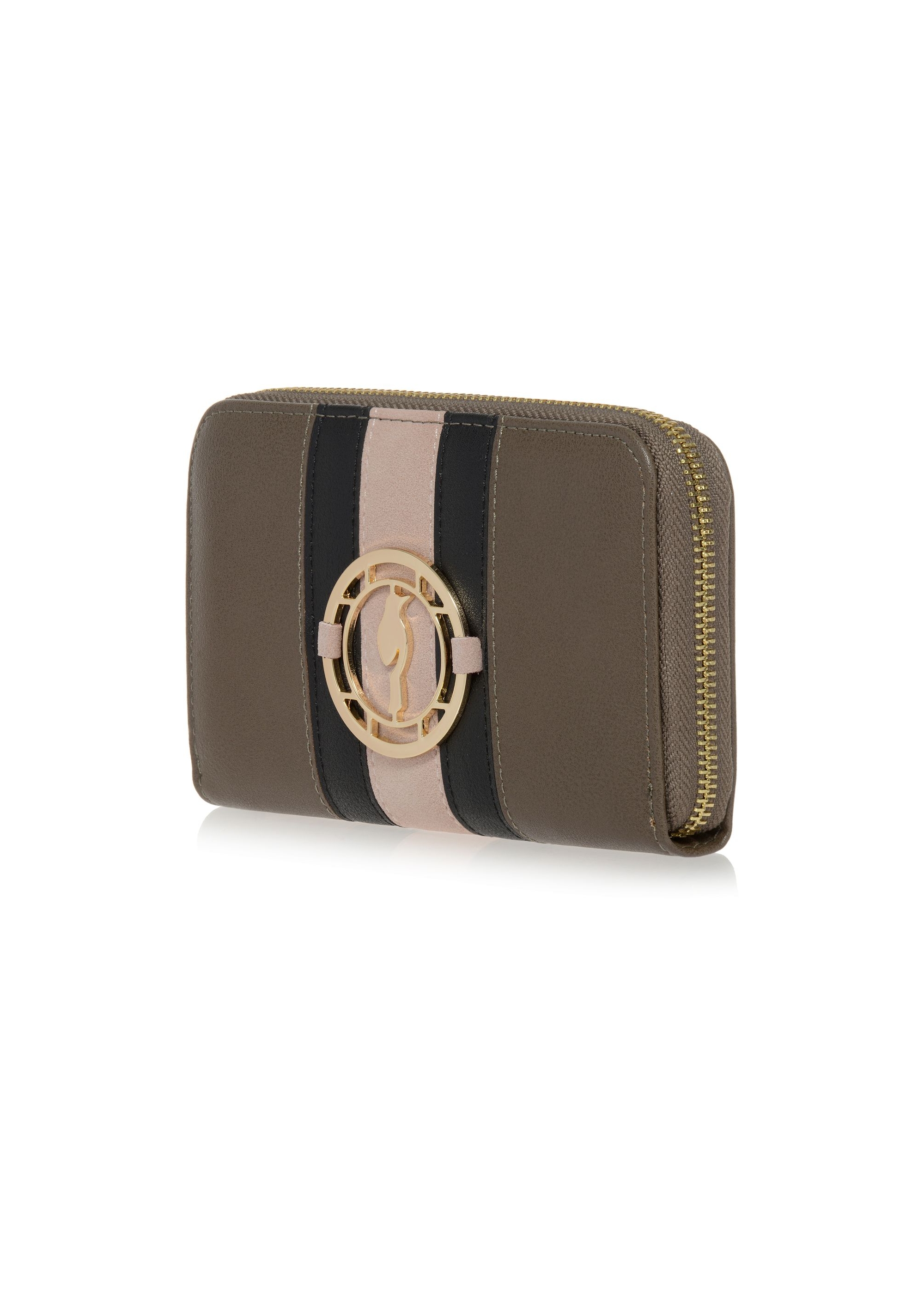 Dark green women's wallet POREC-0359-54(Z24)-03