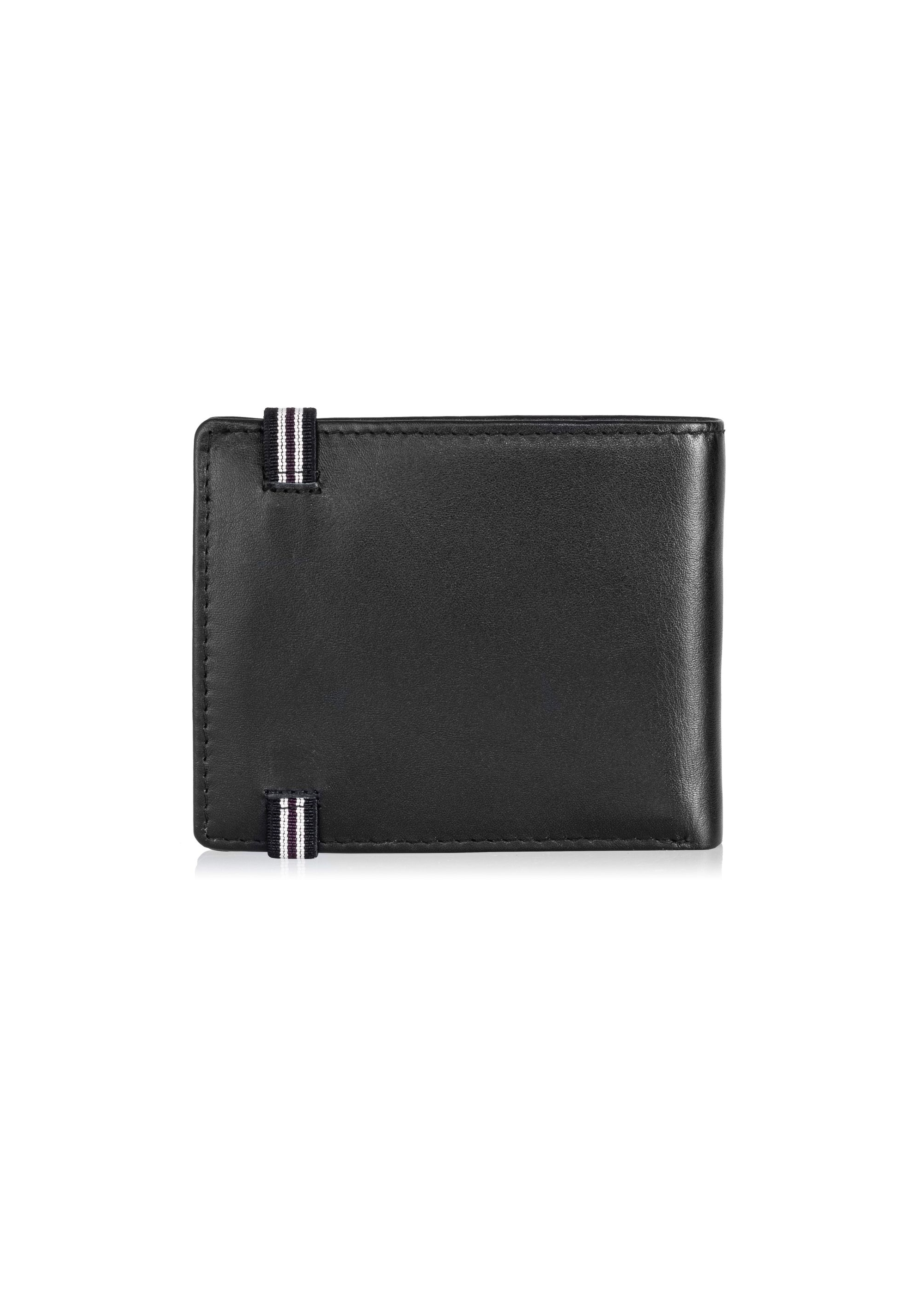 Men's leather wallet with elastic band PORMS-0517A-99(W25)-03