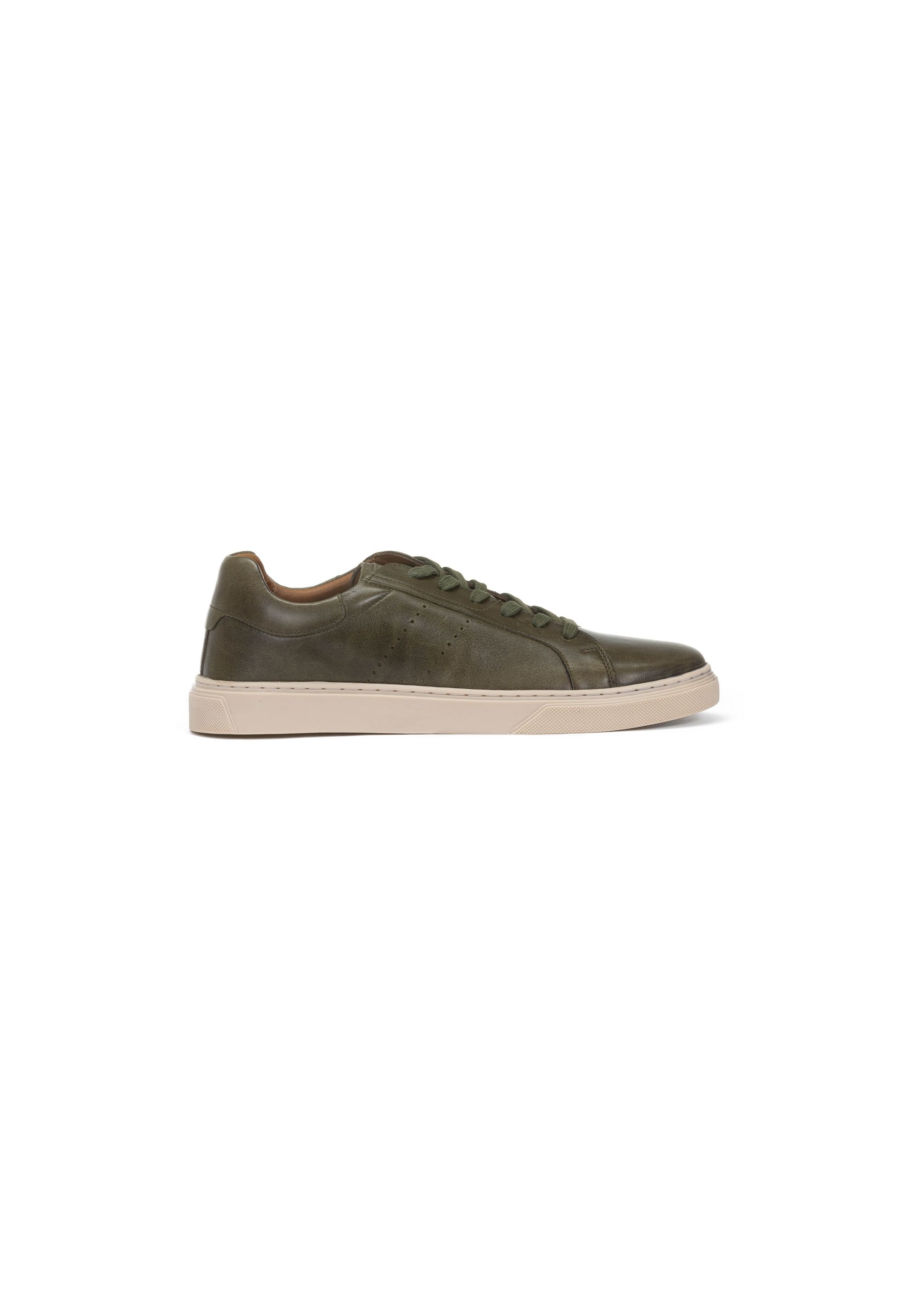 Dark green men's shoes BUTYM-0486-54(W25)