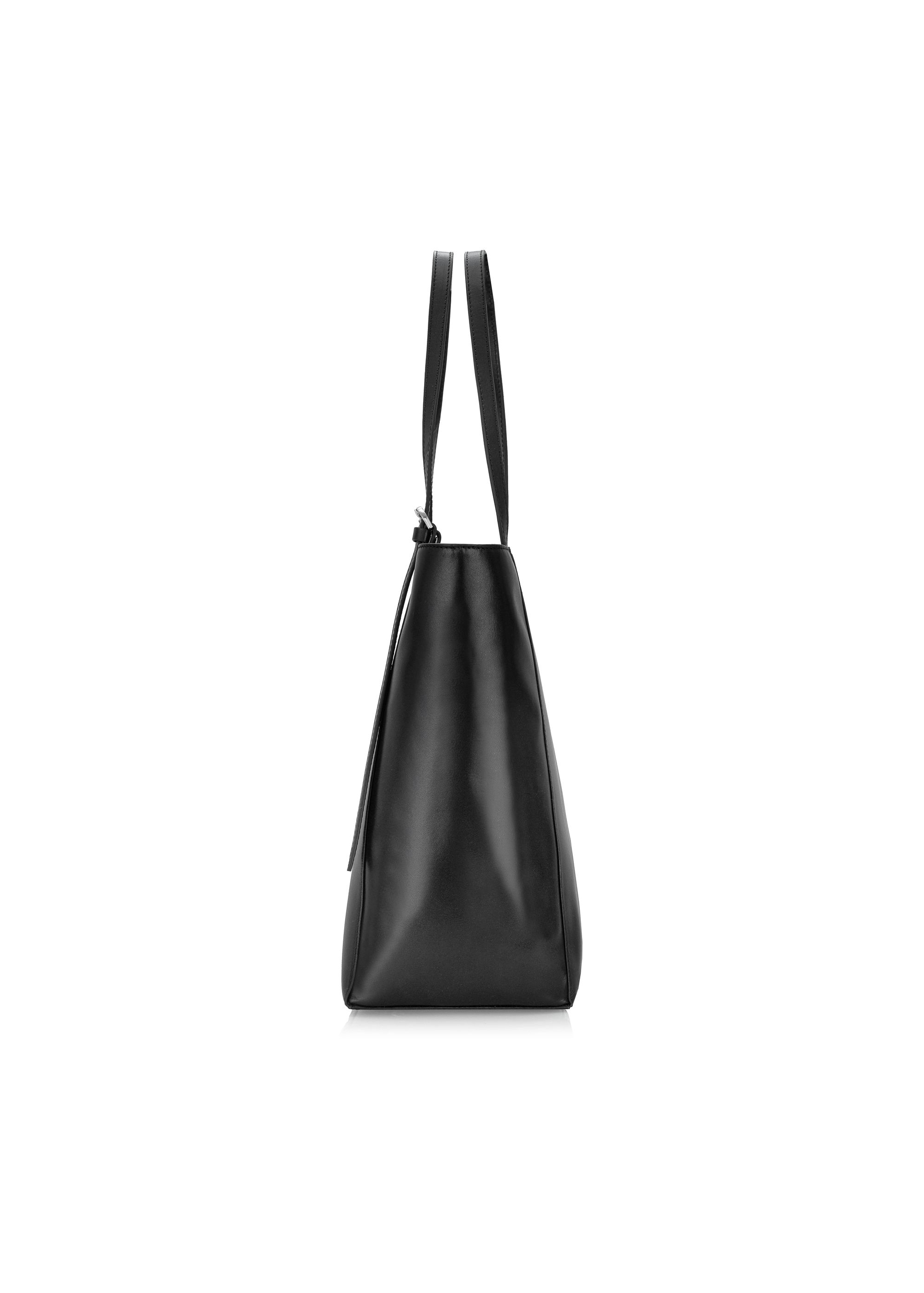 Capacious black women's shopper bag TORES-1058-99(Z24)-03