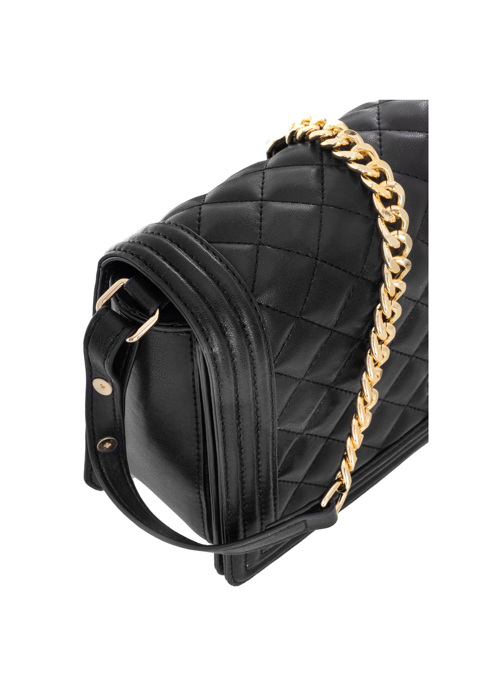 Black quilted women's handbag TOREC-0993-99(Z24)-06