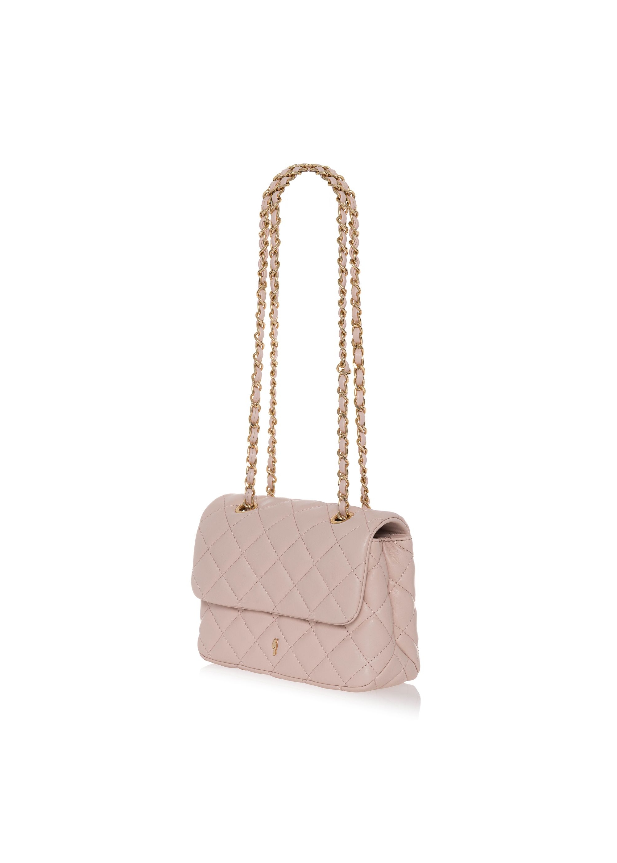 Pink quilted women's handbag TOREC-0932B-34(W25)-02