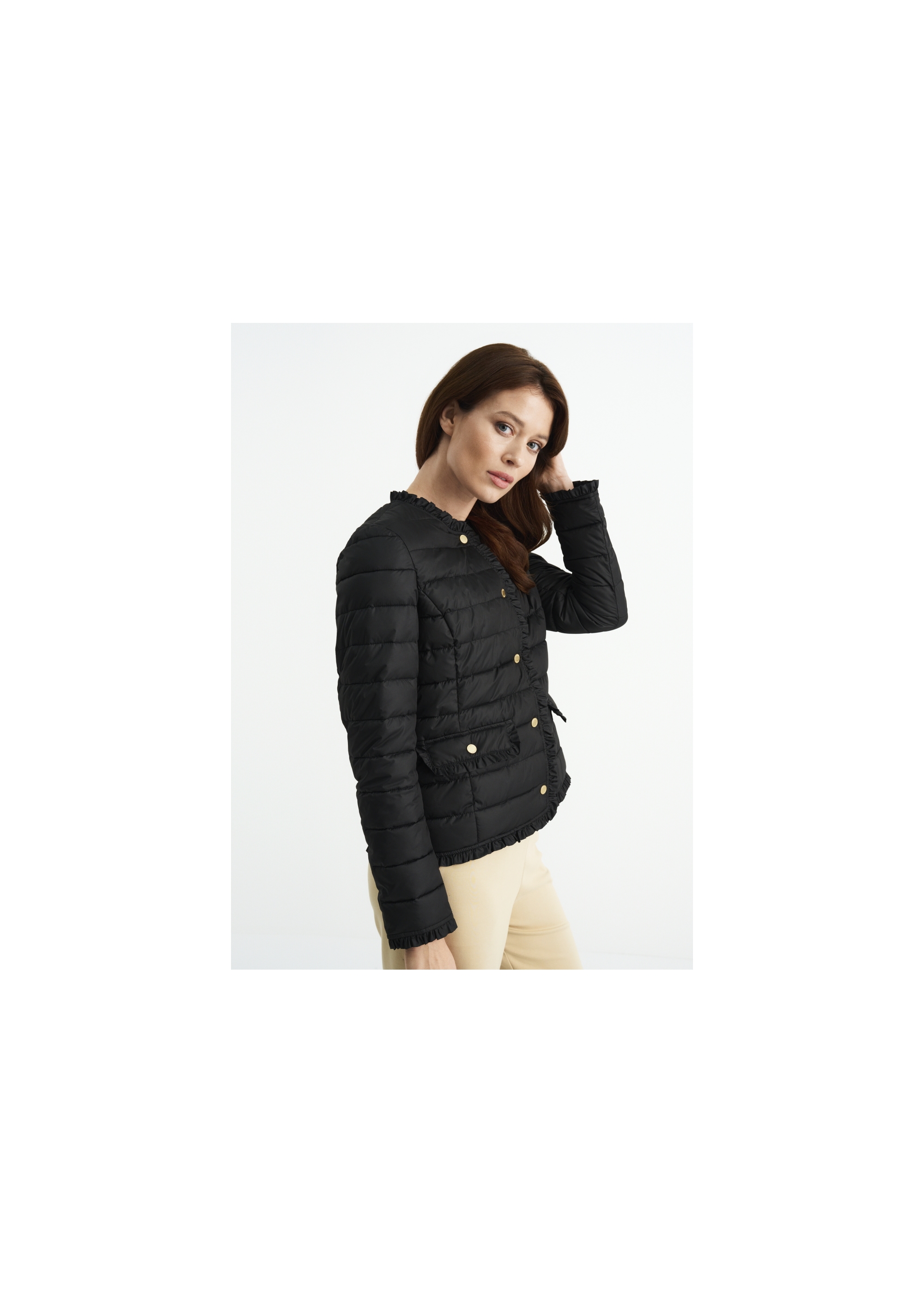 Women's quilted jacket KURDT-0366-99(W22)-01