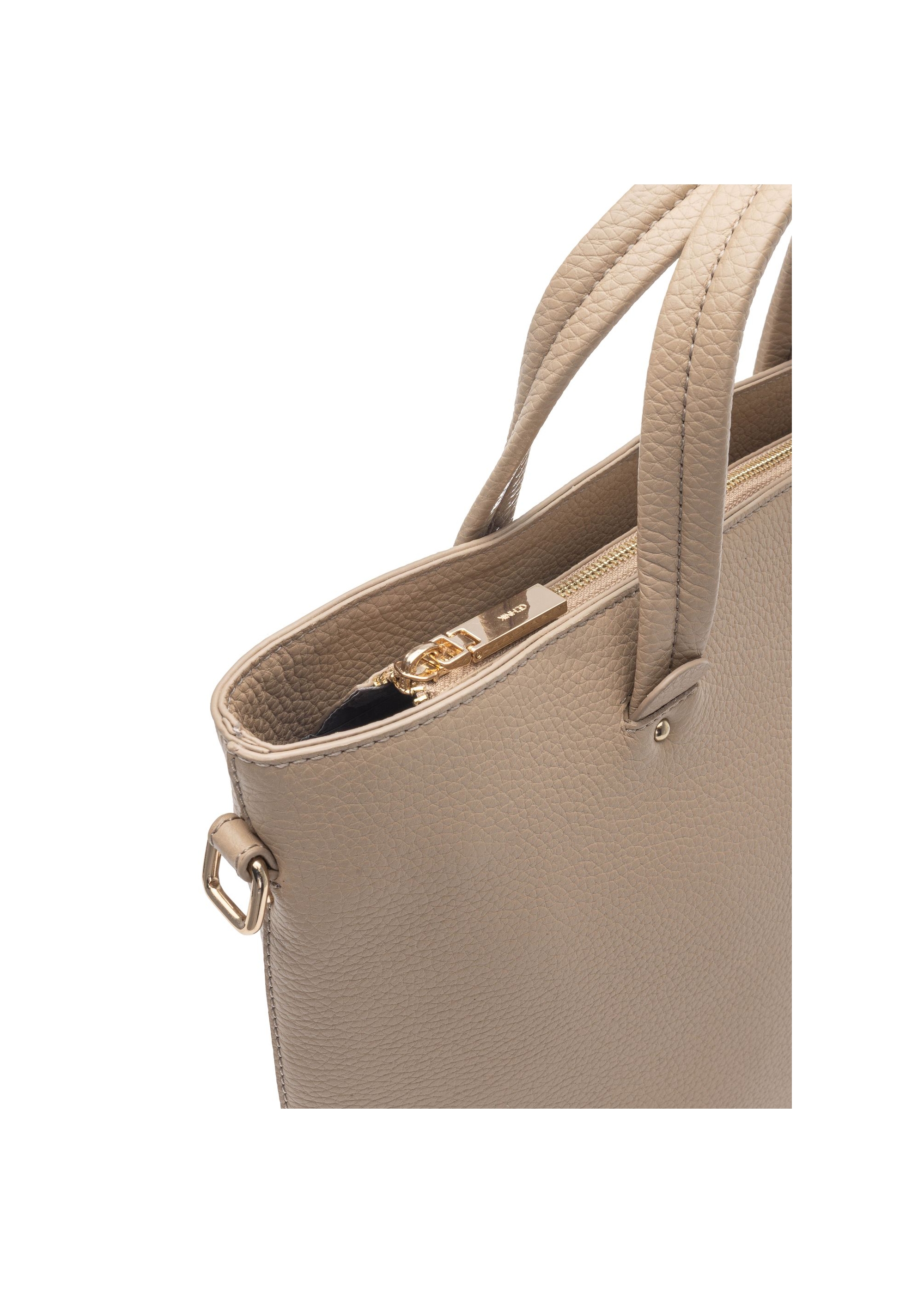 Large beige leather women's handbag TORES-0728C-80(W25)-06