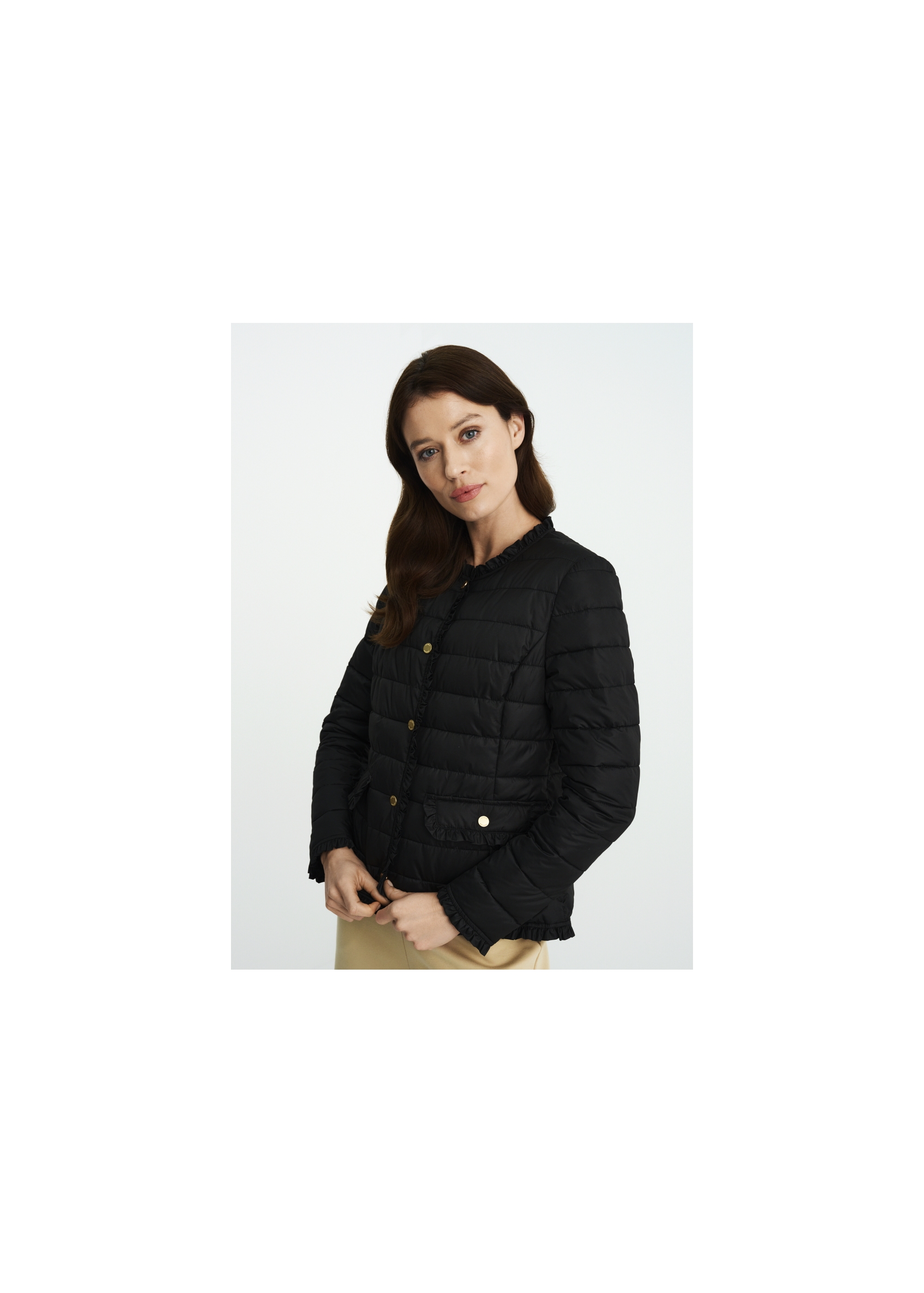 Women's quilted jacket KURDT-0366-99(W22)-02