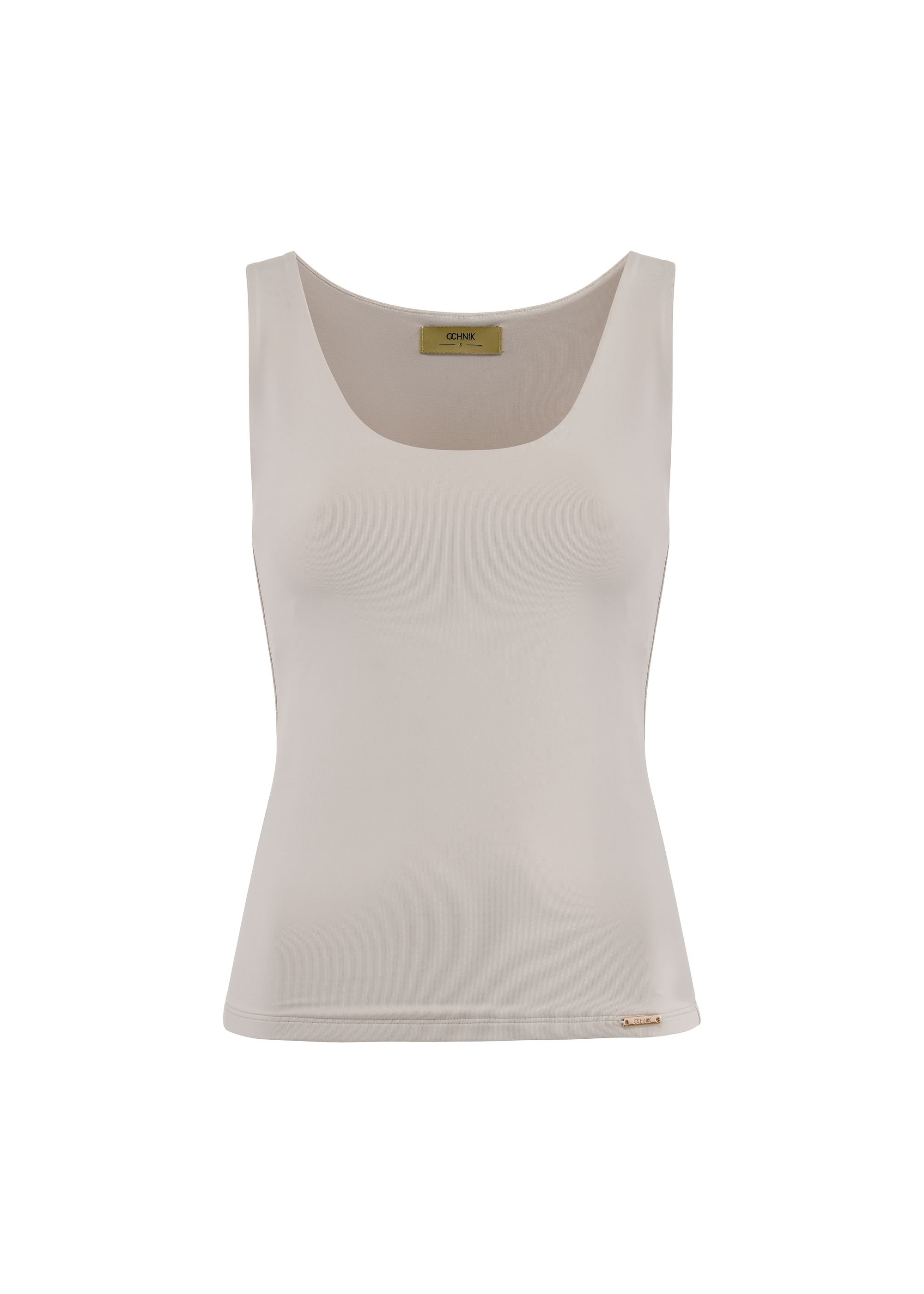 Light beige women's camisole BLUDT-0179-80(Z24)