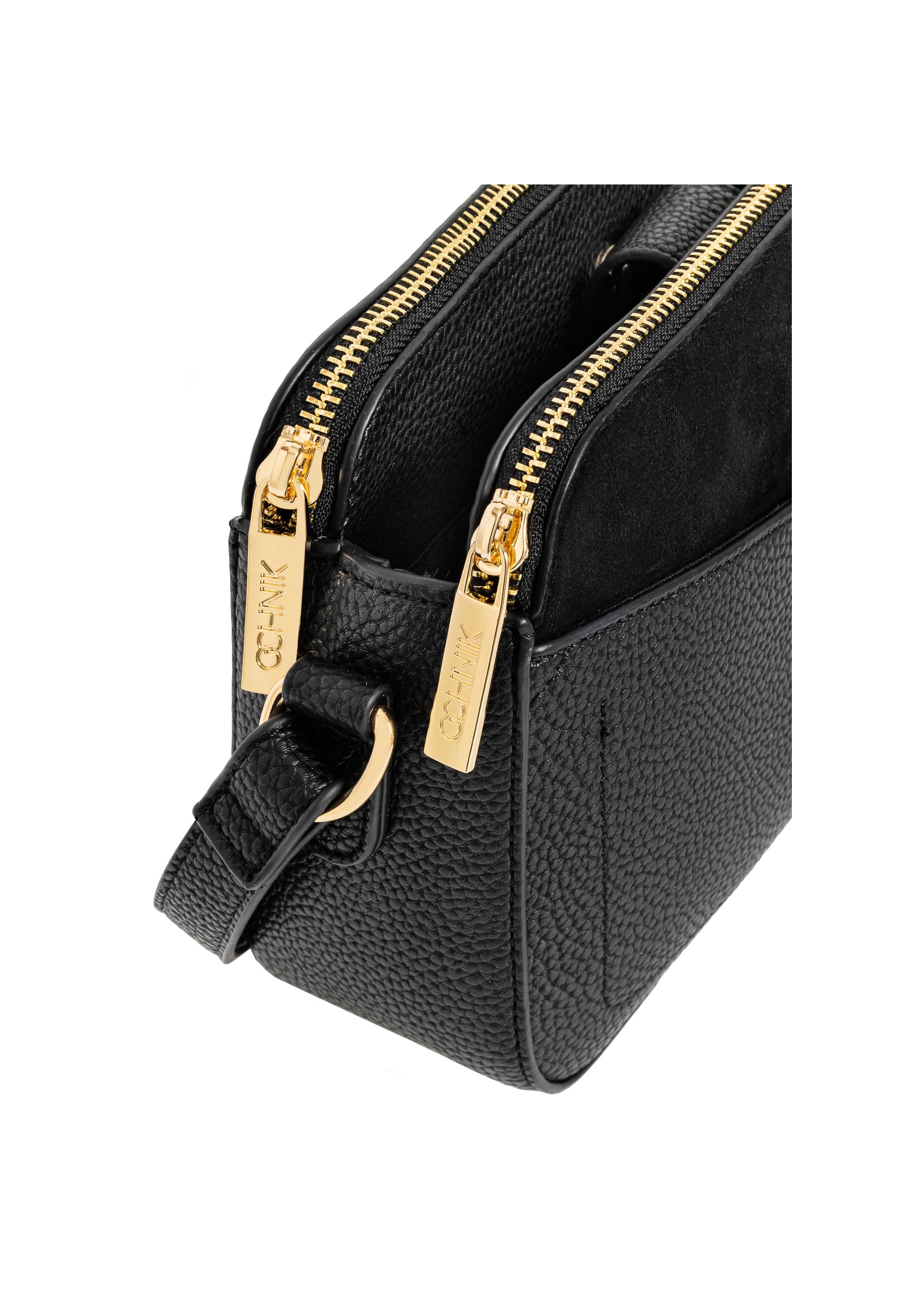 Black women's handbag with strap TOREC-0830A-99(W25)-06