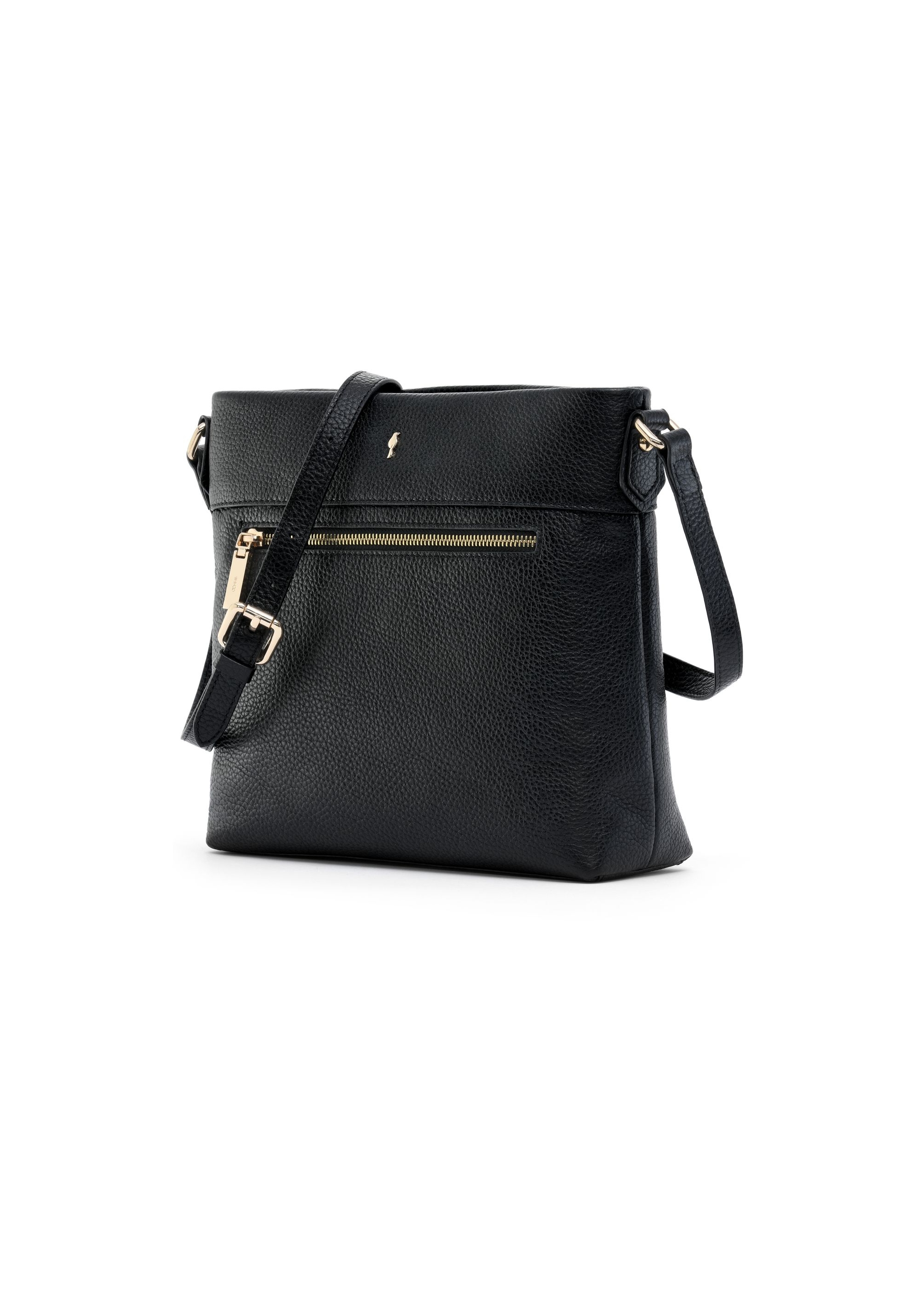 Black leather shoulder bag TORES-0897C-99(W25)