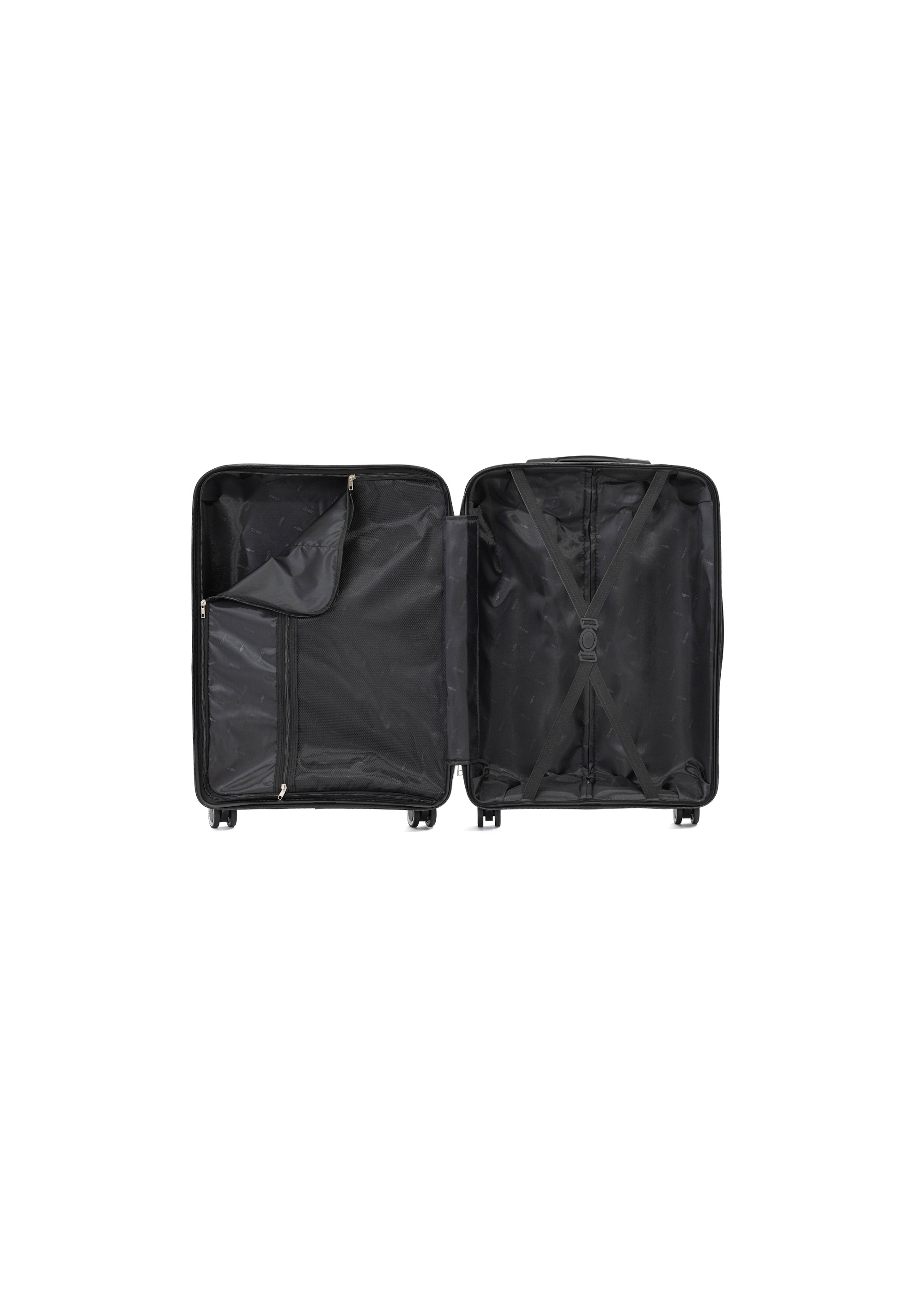 Medium suitcase on wheels WALPP-0022-99-24(W25)-04