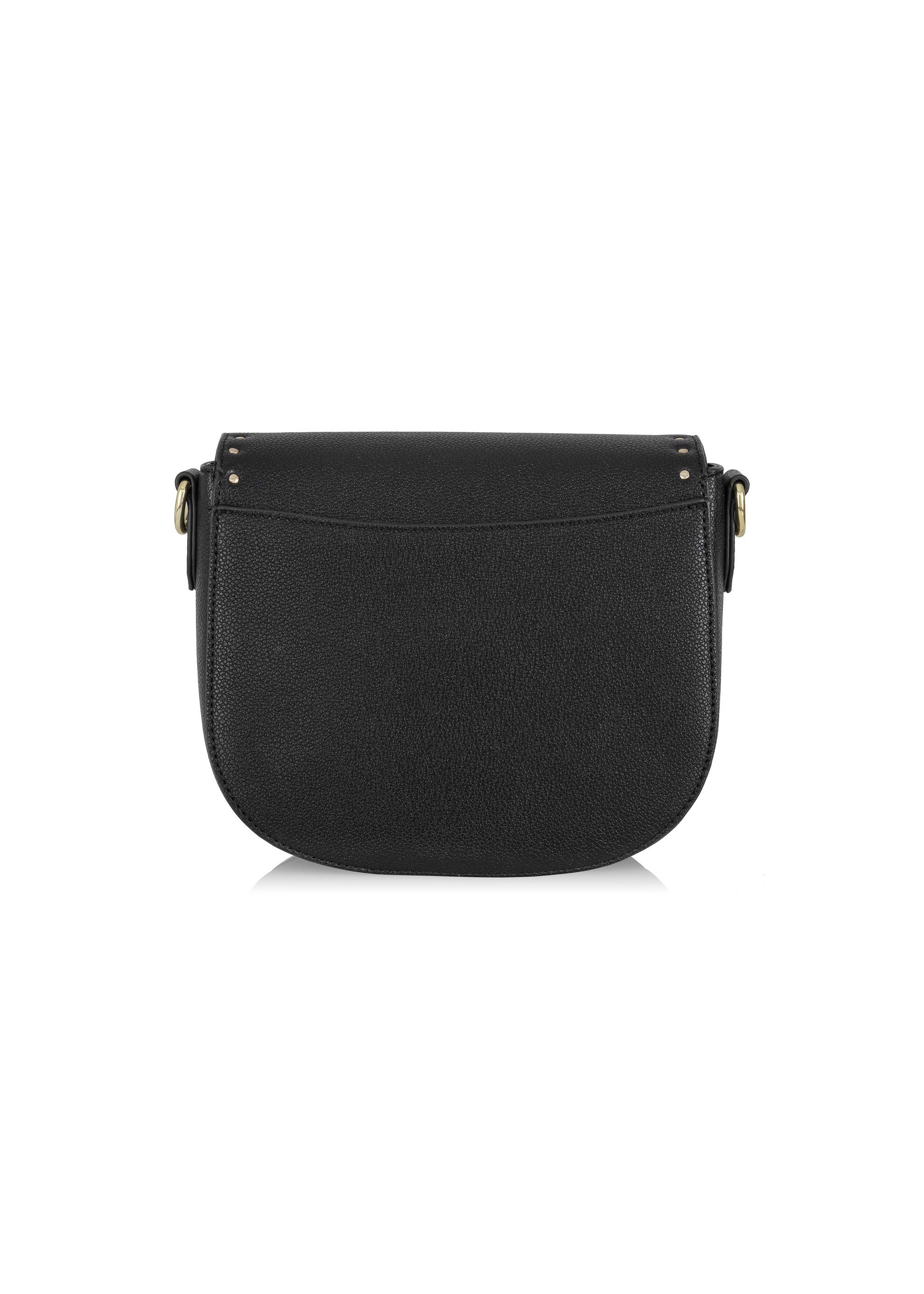 Women's small black mailbag TOREC-0880-99(W24)-04