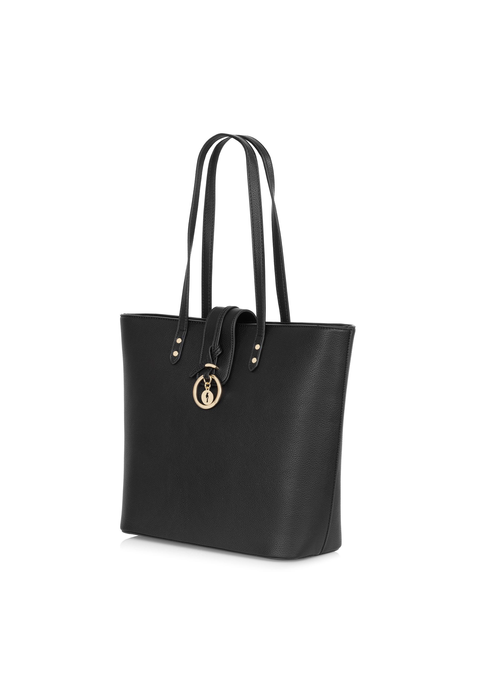 Black women's shopper bag TOREC-0937A-99(W25)-02