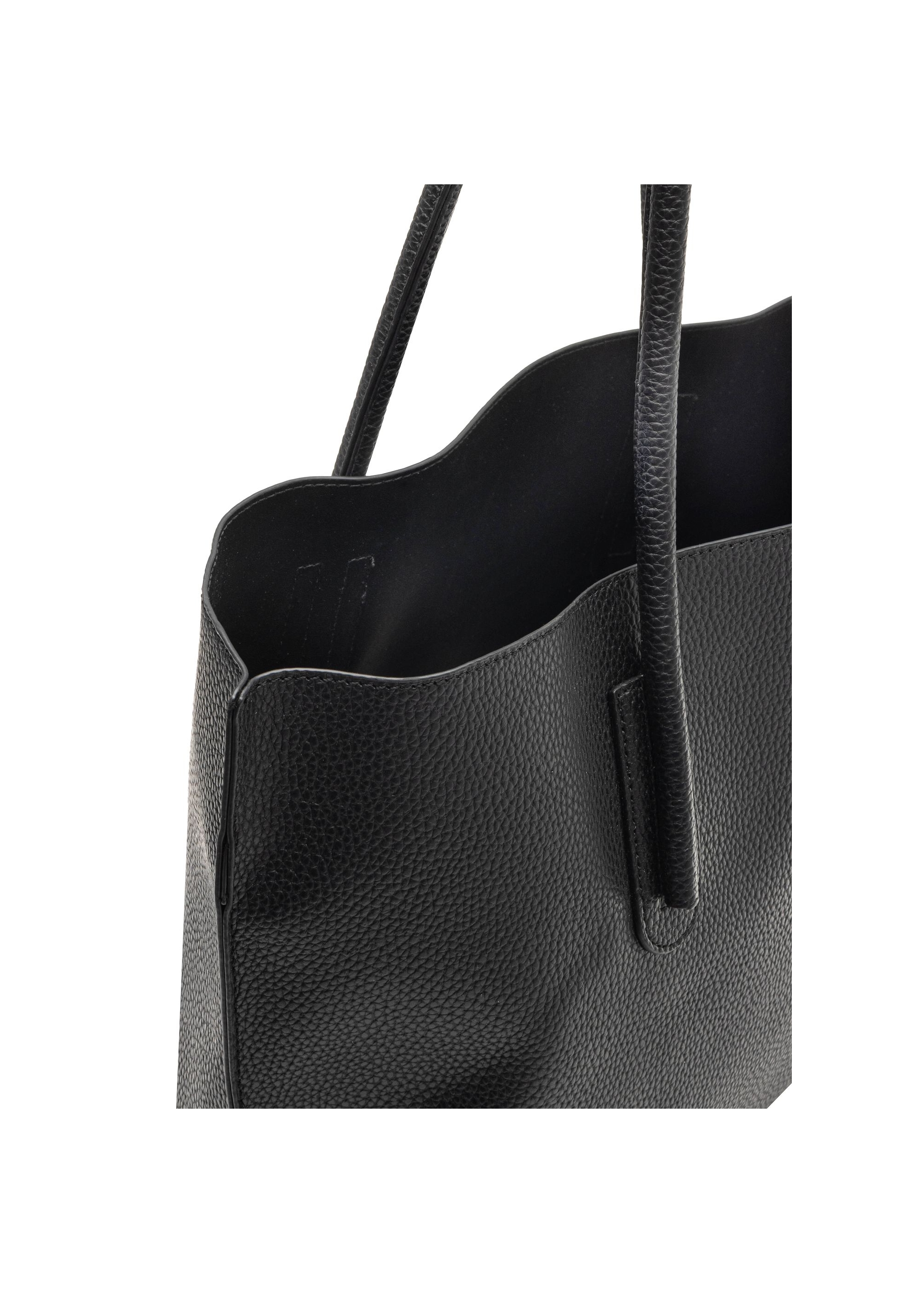 Black women's shopper bag TOREC-0938A-99(W25)-07