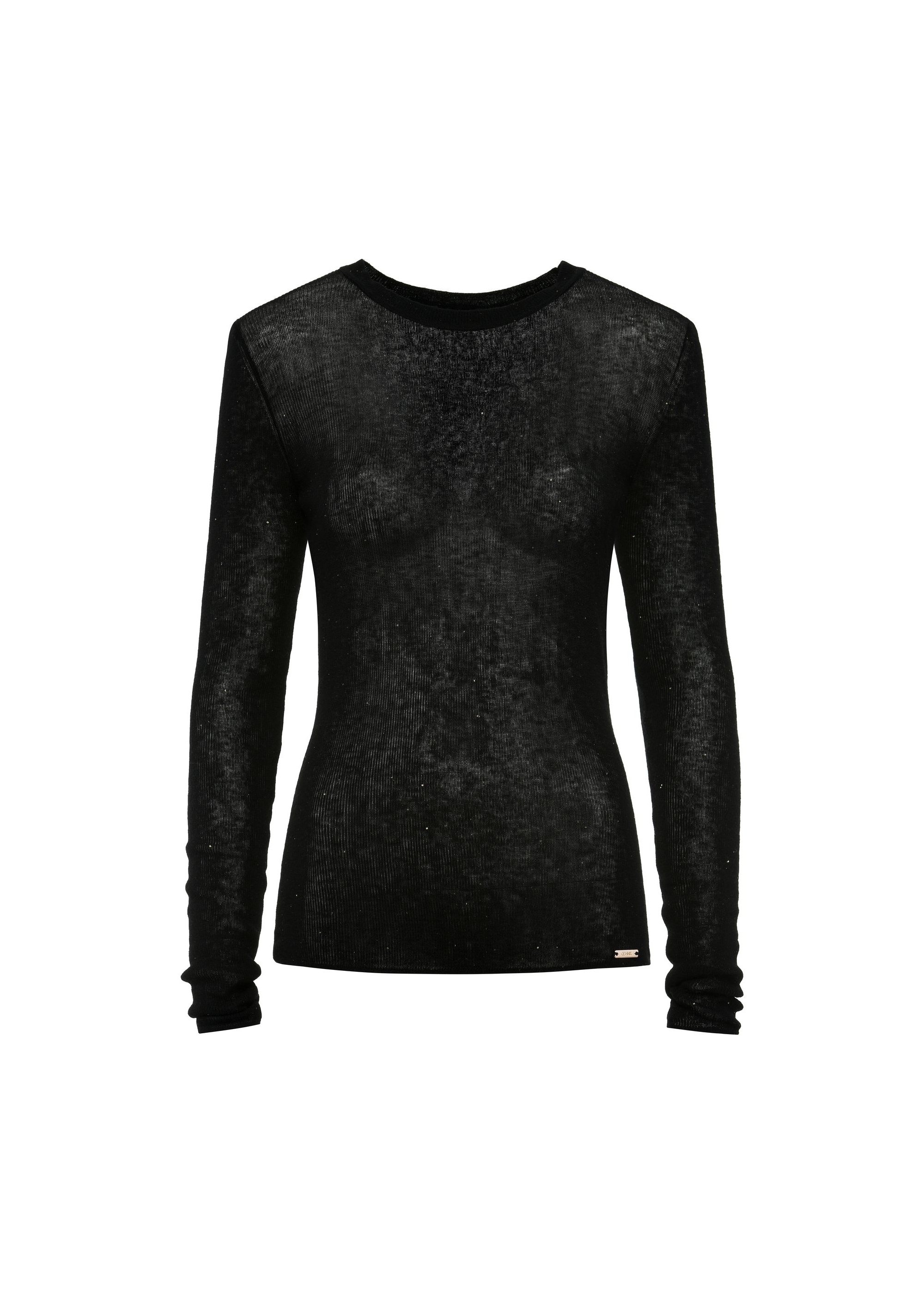 Black light woolen women's sweater SWEDT-0233-99(W25)-05