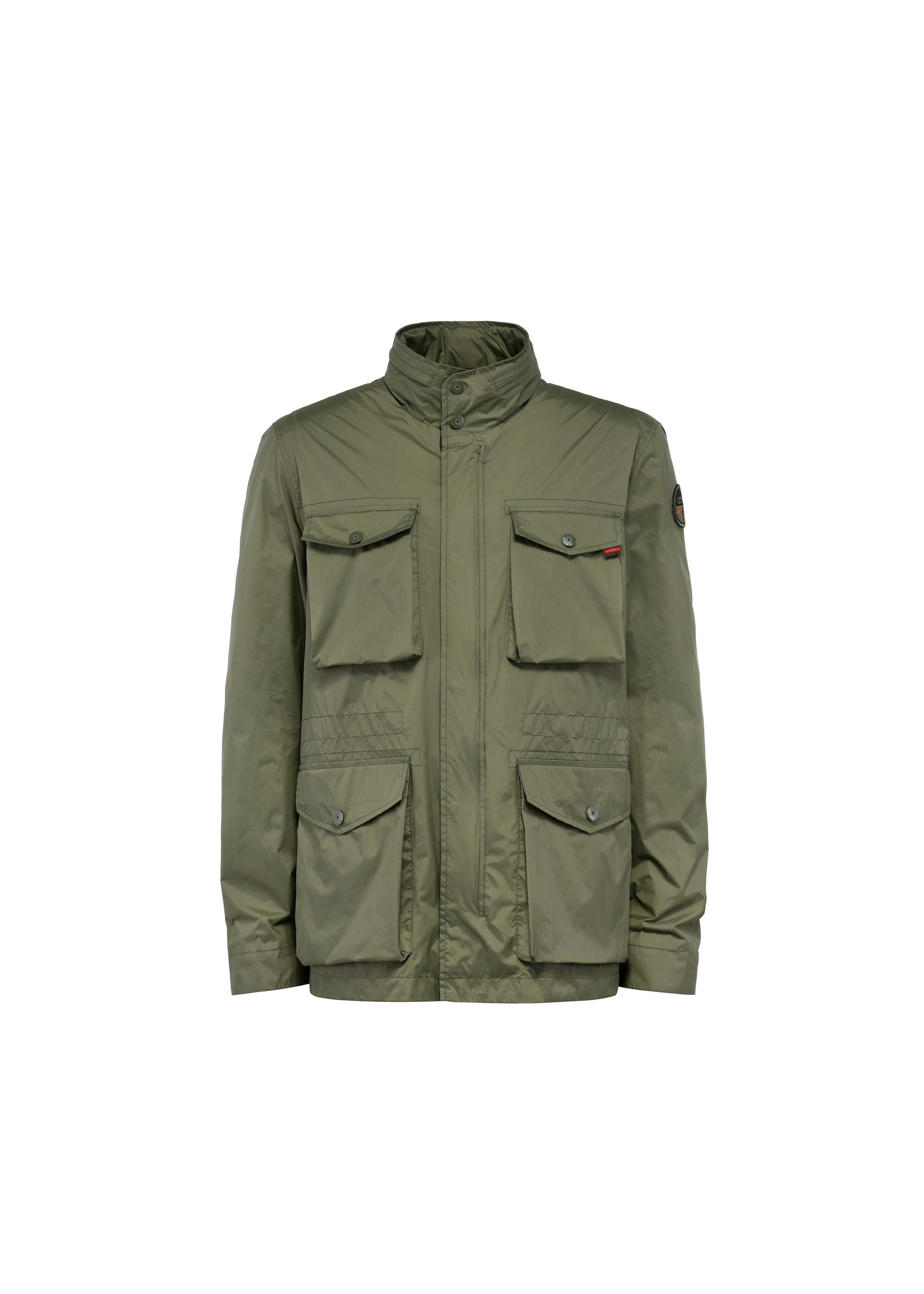 Light olive men's jacket KURMT-0374-51(W25)-01