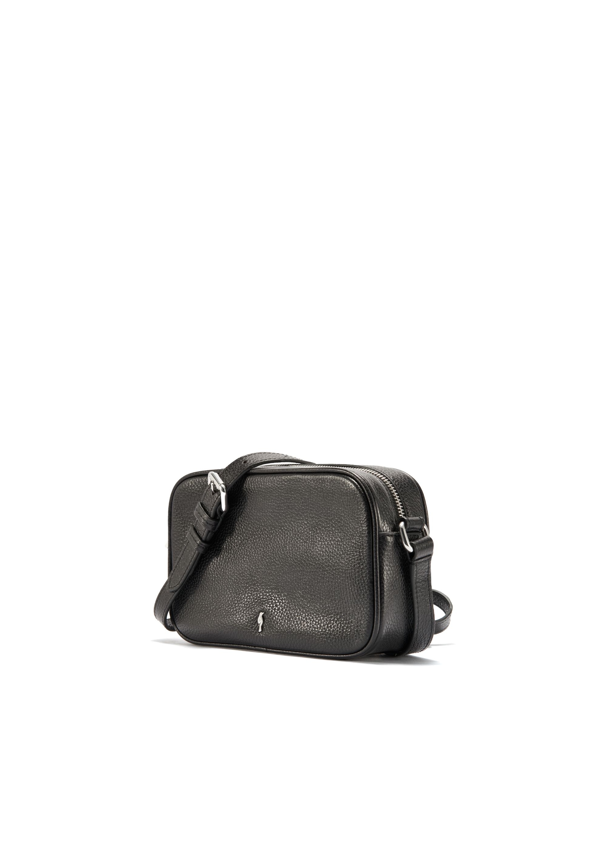 Black leather women's handbag TORES-1103-99(W25)-02