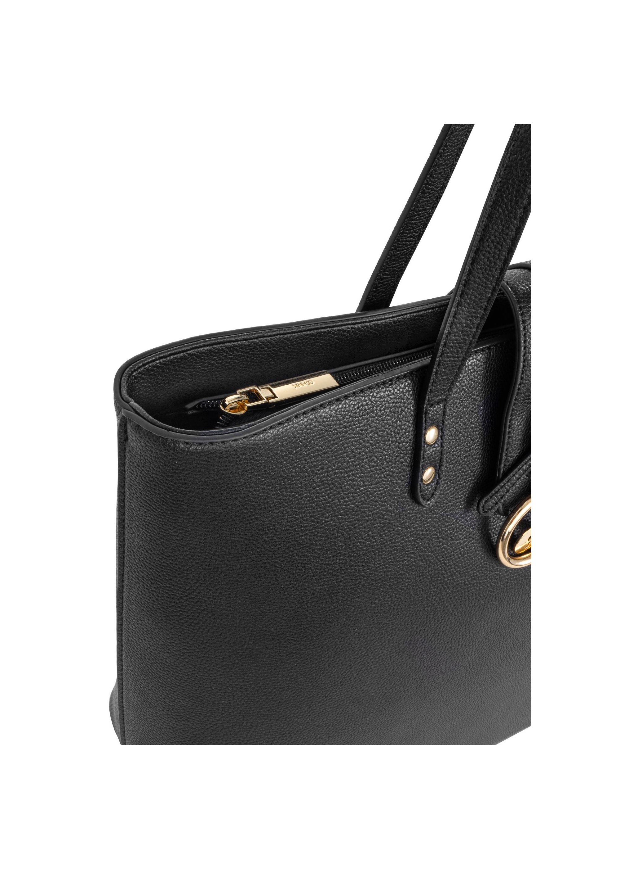 Black women's shopper bag TOREC-0937A-99(W25)-06