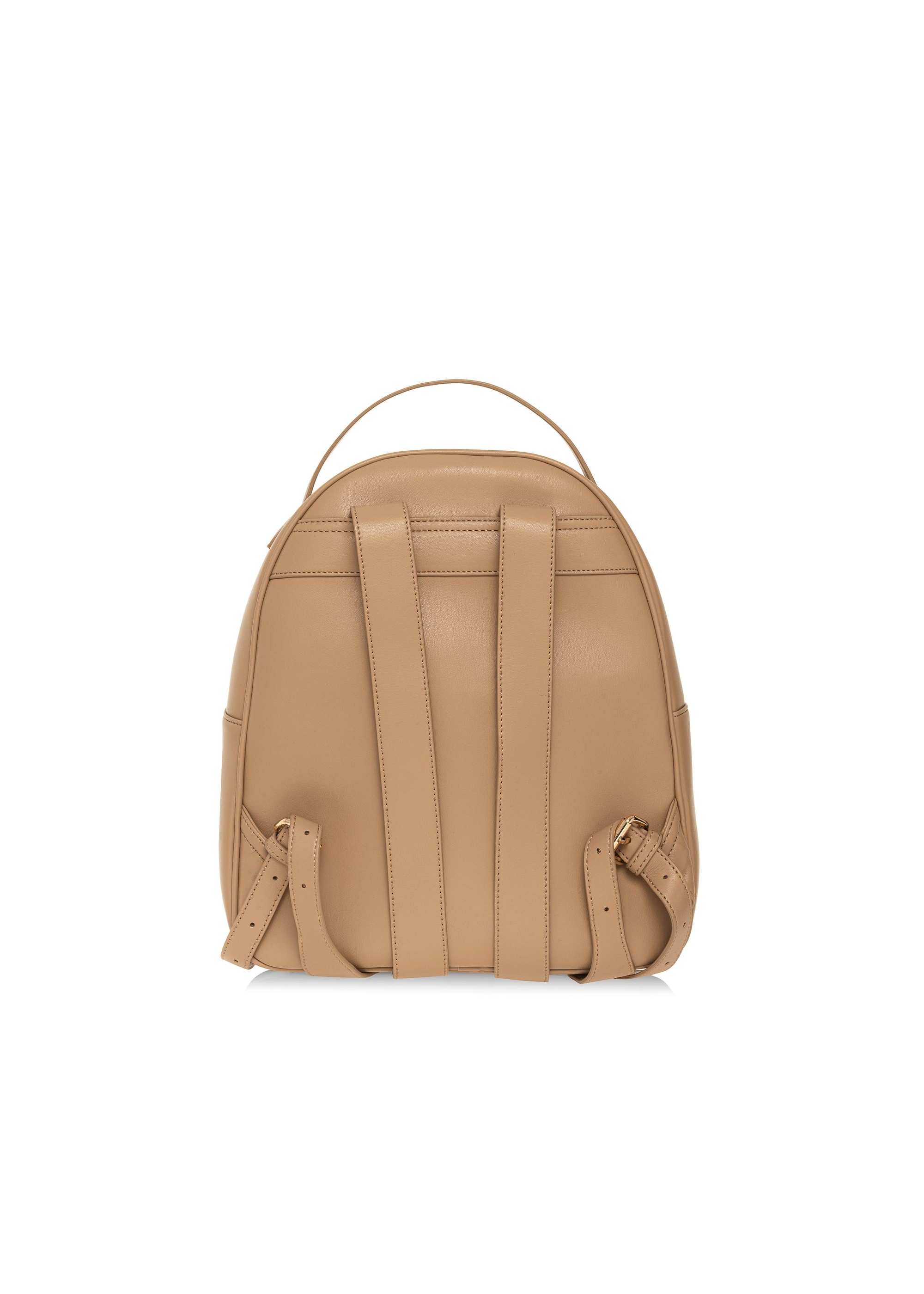 Beige women's medium backpack TOREC-0920A-82(W25)-04