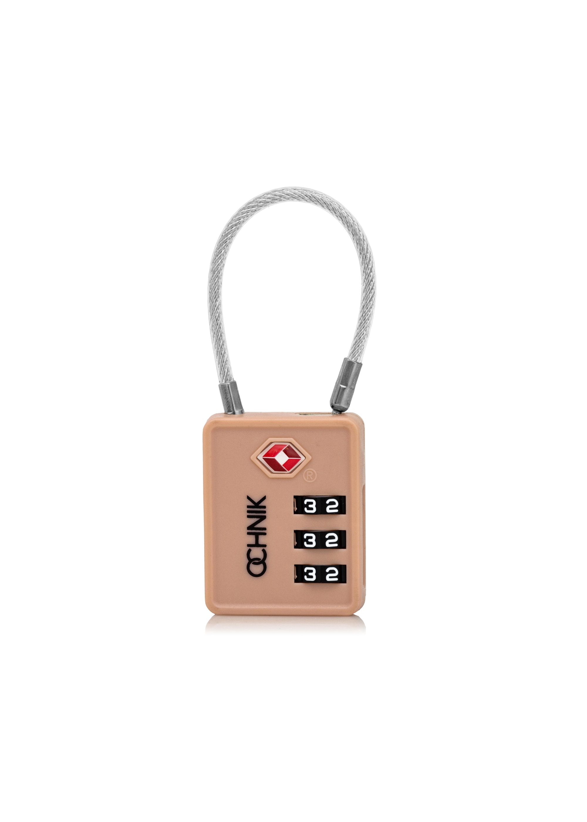 Bright pink TSA combination padlock AW-005-0014-34(W23)-01