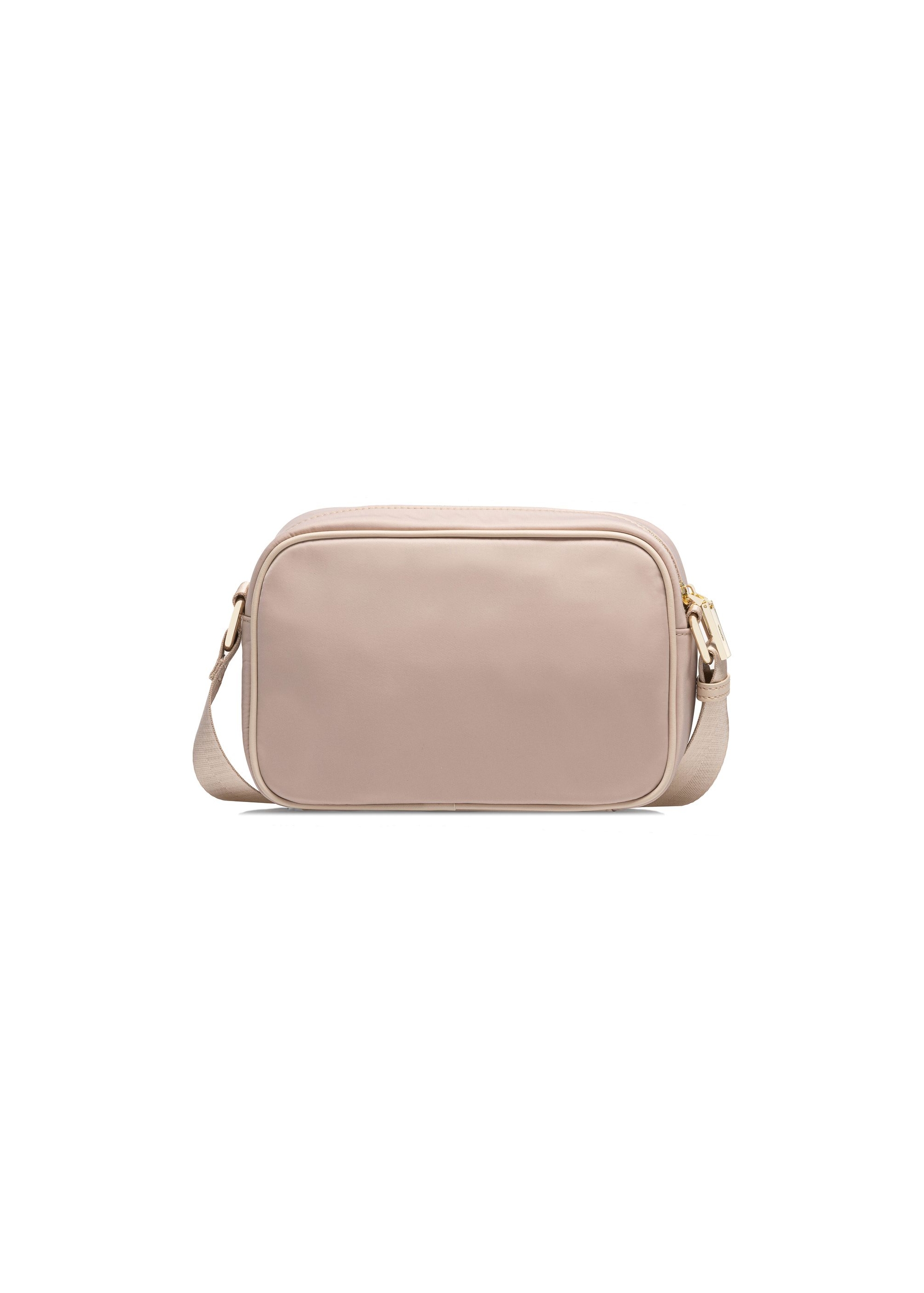 Light pink nylon women's messenger bag TOREN-0309-34(W25)-04