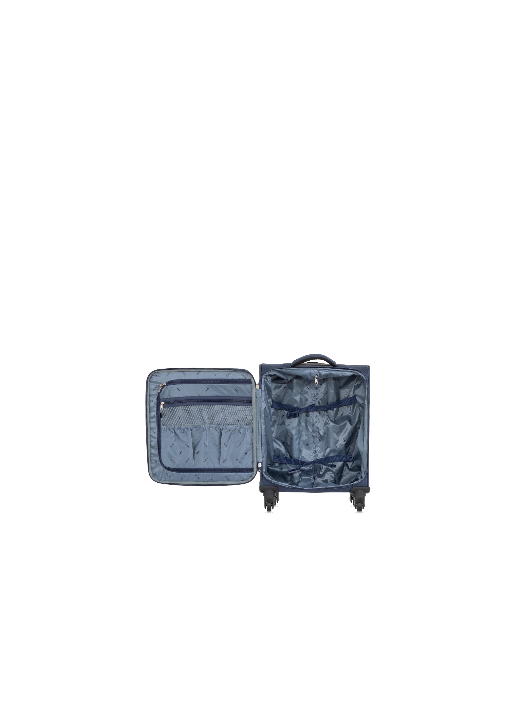 Small suitcase on wheels WALNY-0030-69-19(W24)-04