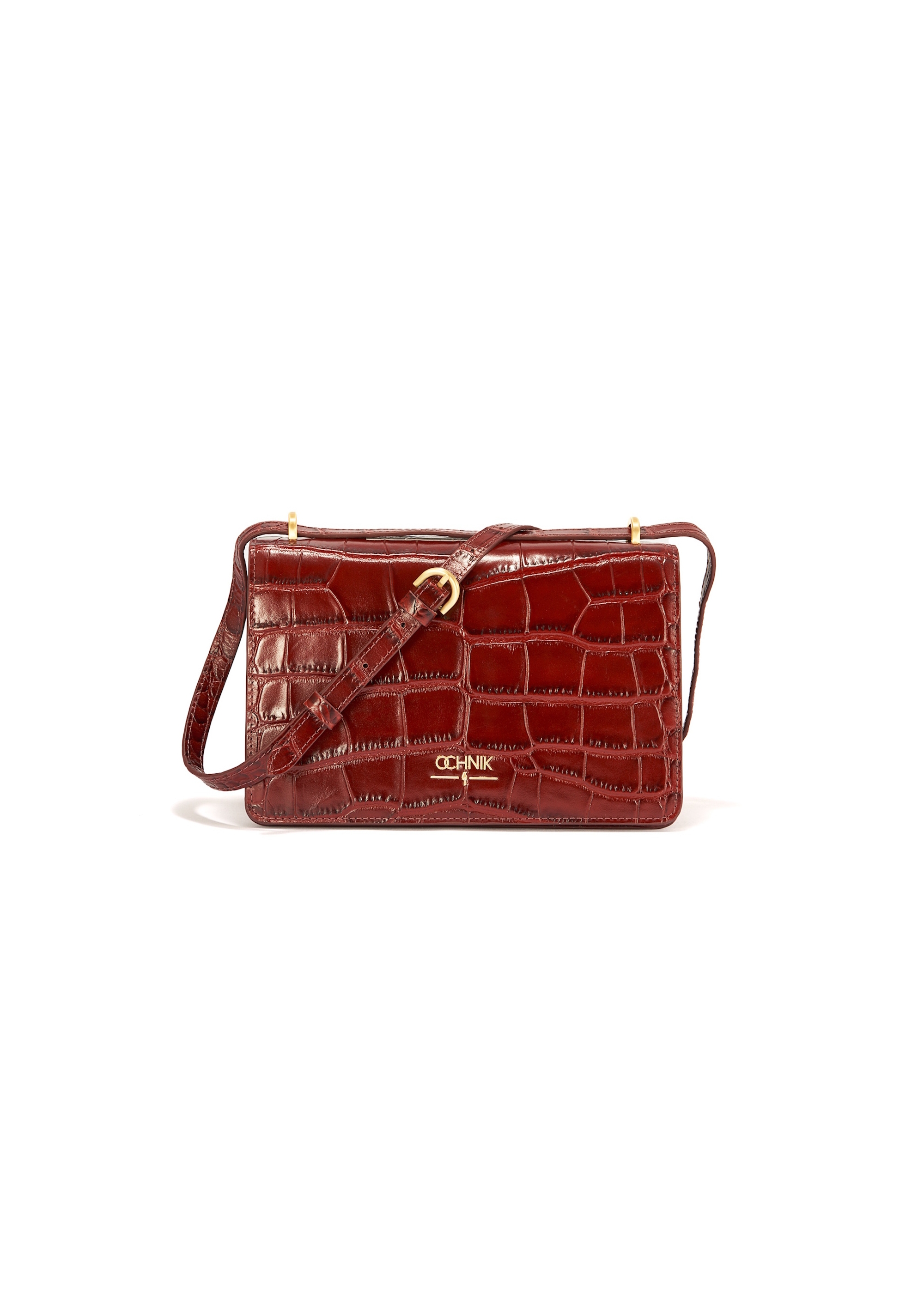 Burgundy leather handbag TORES-1096-49(W25)-01