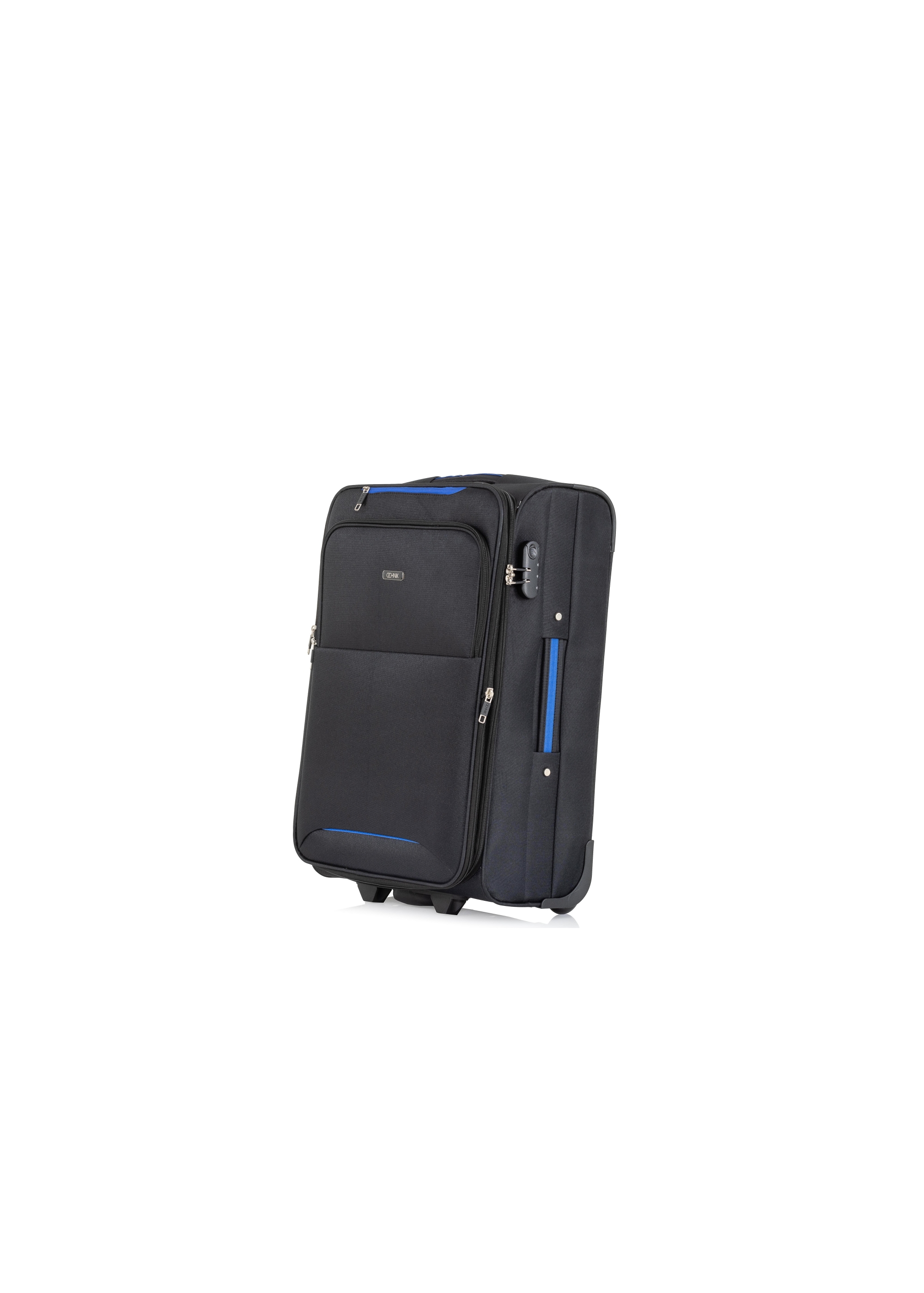 Medium suitcase on wheels WALNY-0033-99-24(W23)-10