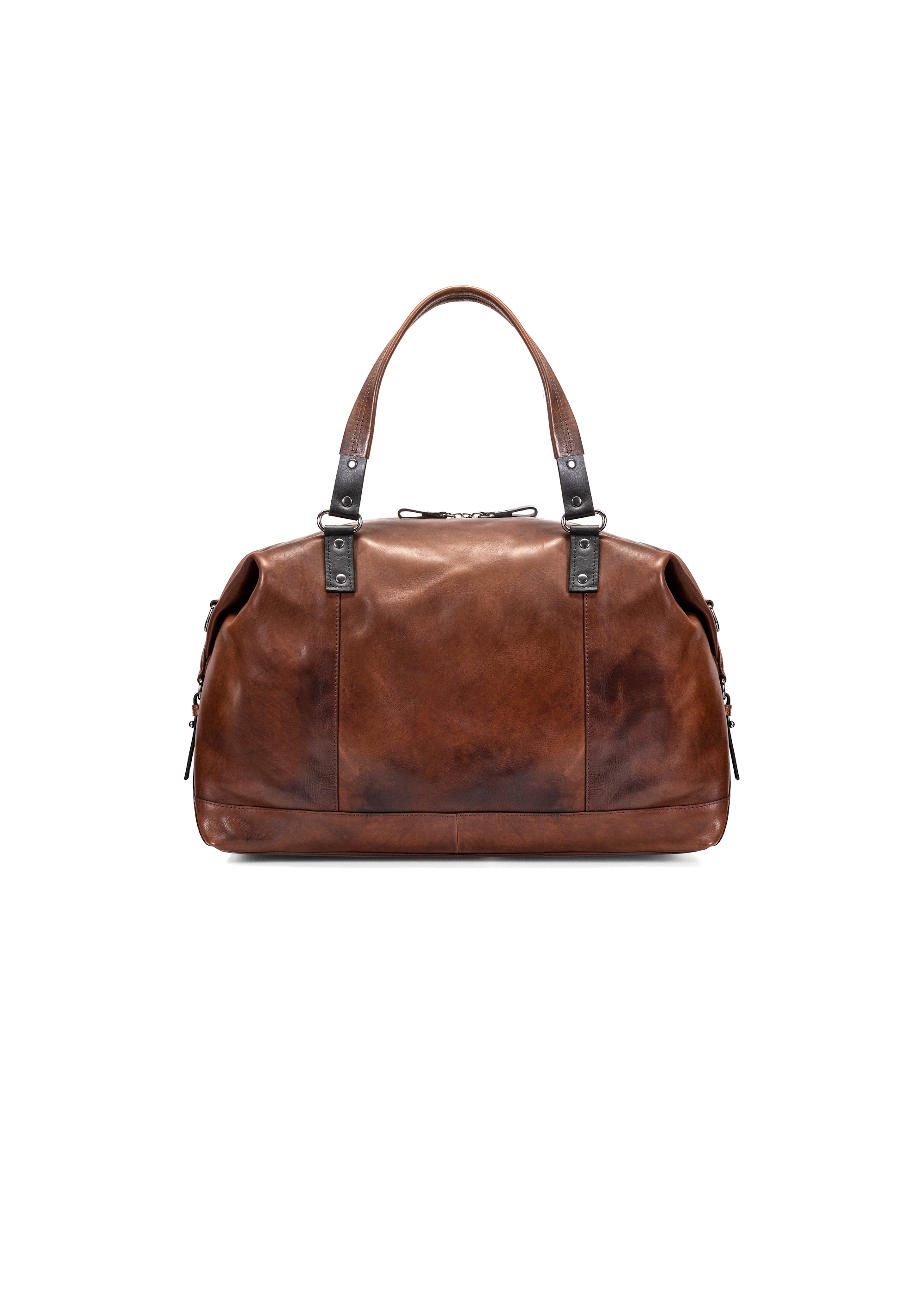 Brown leather large men's bag TORMS-0103C-79(W25)-04