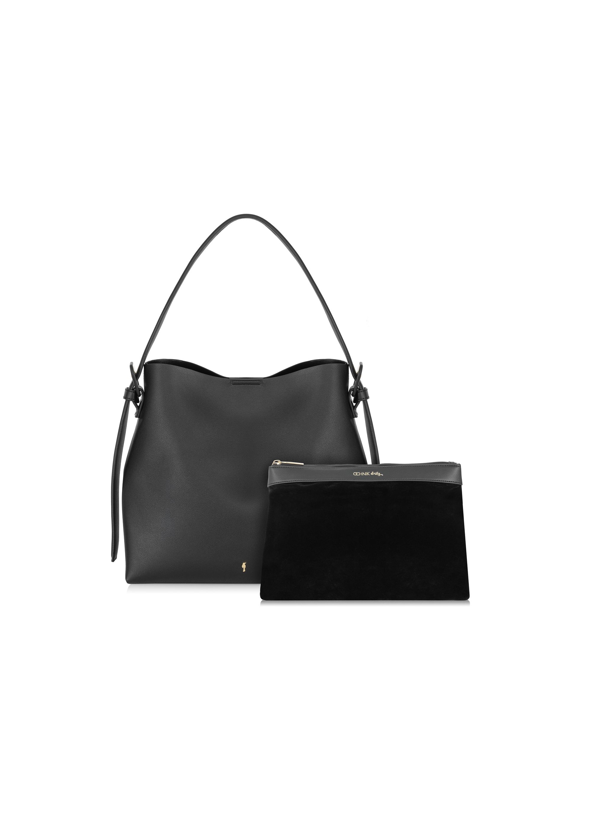 Black women's shopper bag TOREC-0903A-99(W25)-06