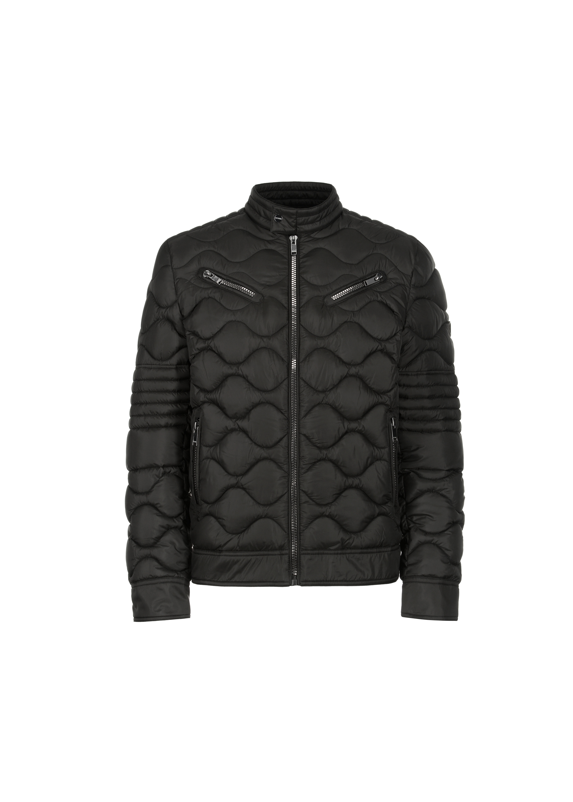 Men's quilted jacket with stand-up collar KURMT-0303-99(W23)-05