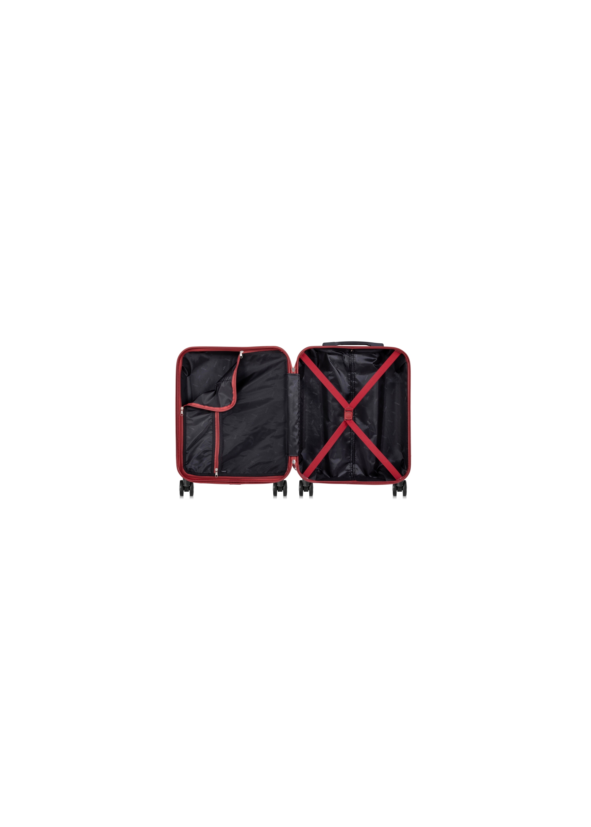 Small suitcase on wheels WALAB-0040-49-19(W24)-04