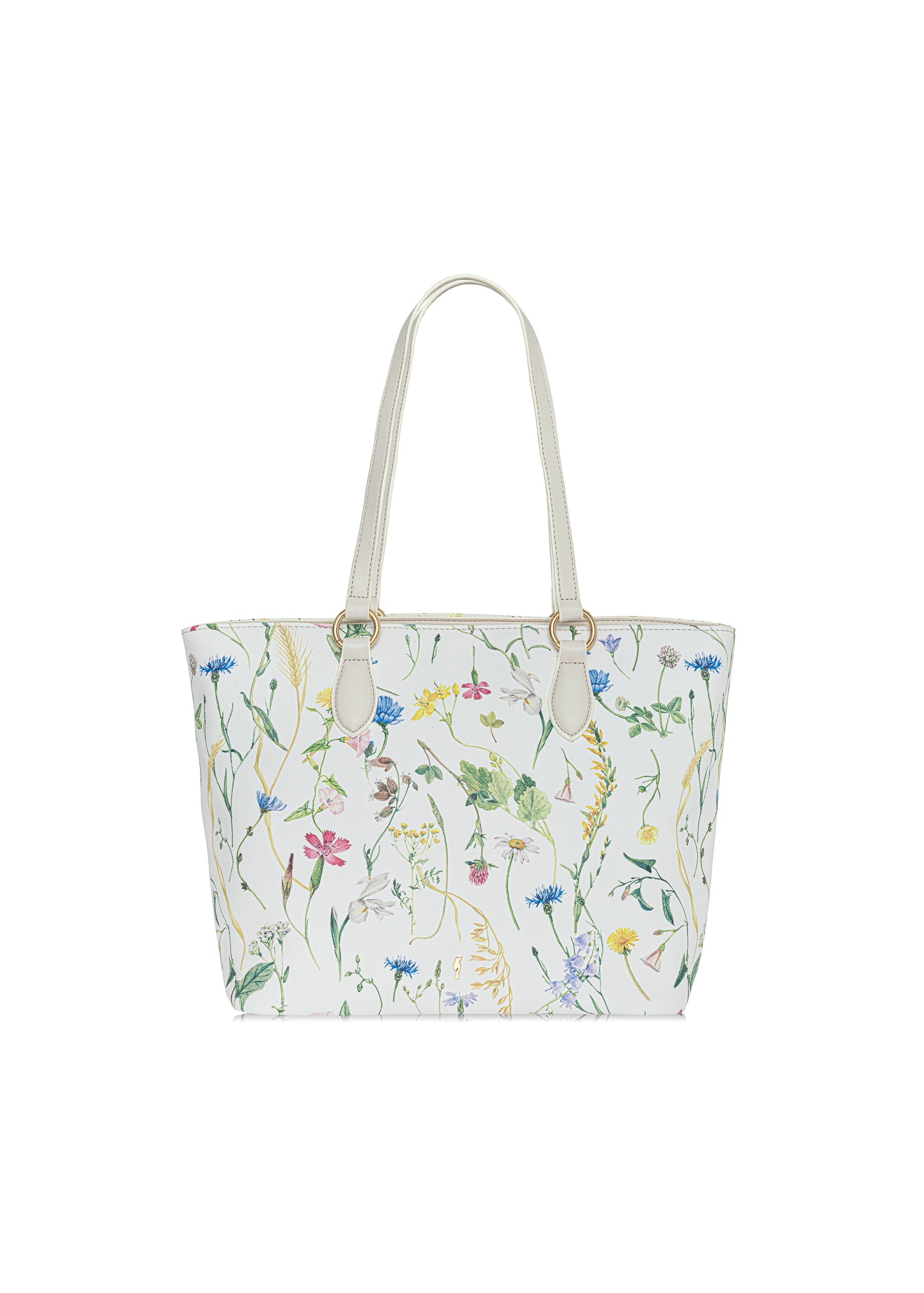 Women's floral shopper bag TOREC-0997-15(W25)-01