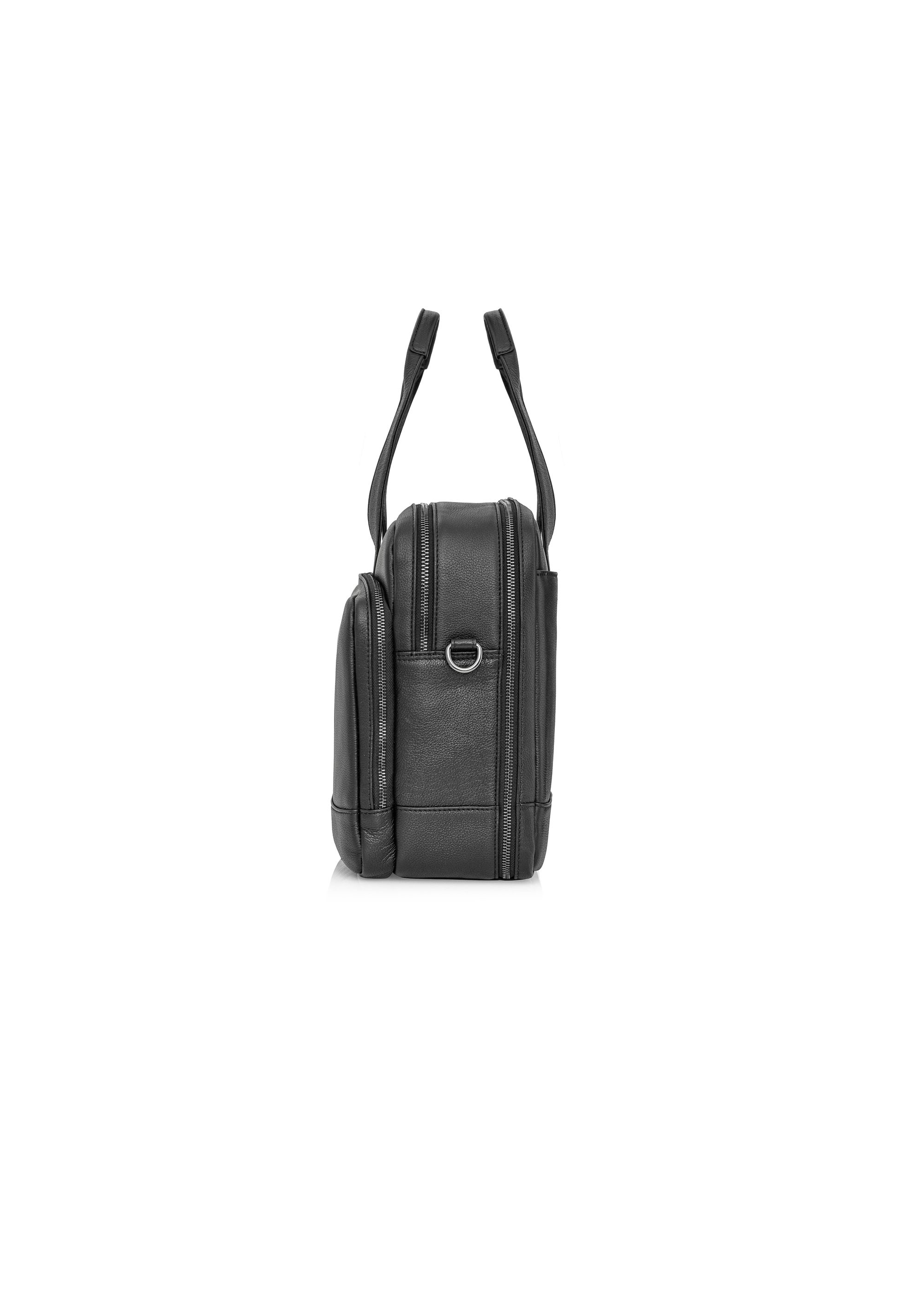 Black leather men's bag TORMS-0020R-99(W25)-03