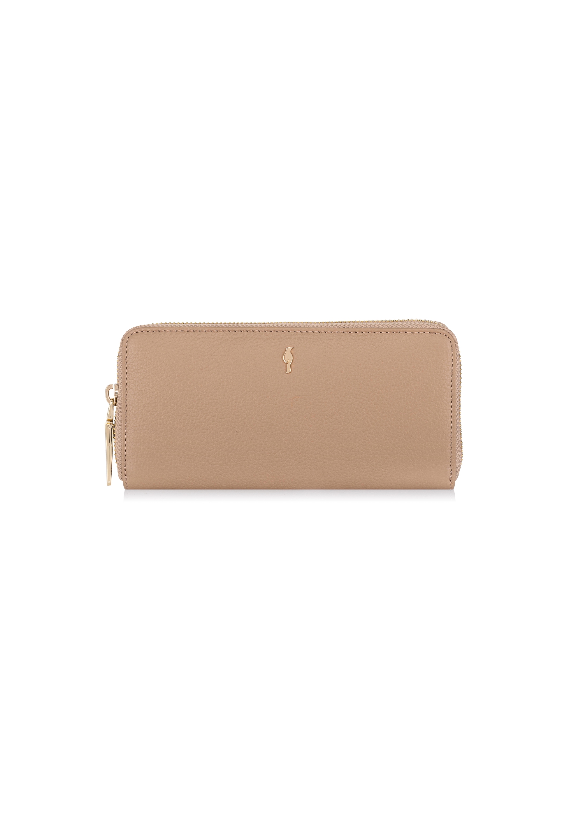 Large beige leather women's wallet PORES-0800C-81(Z23)-01