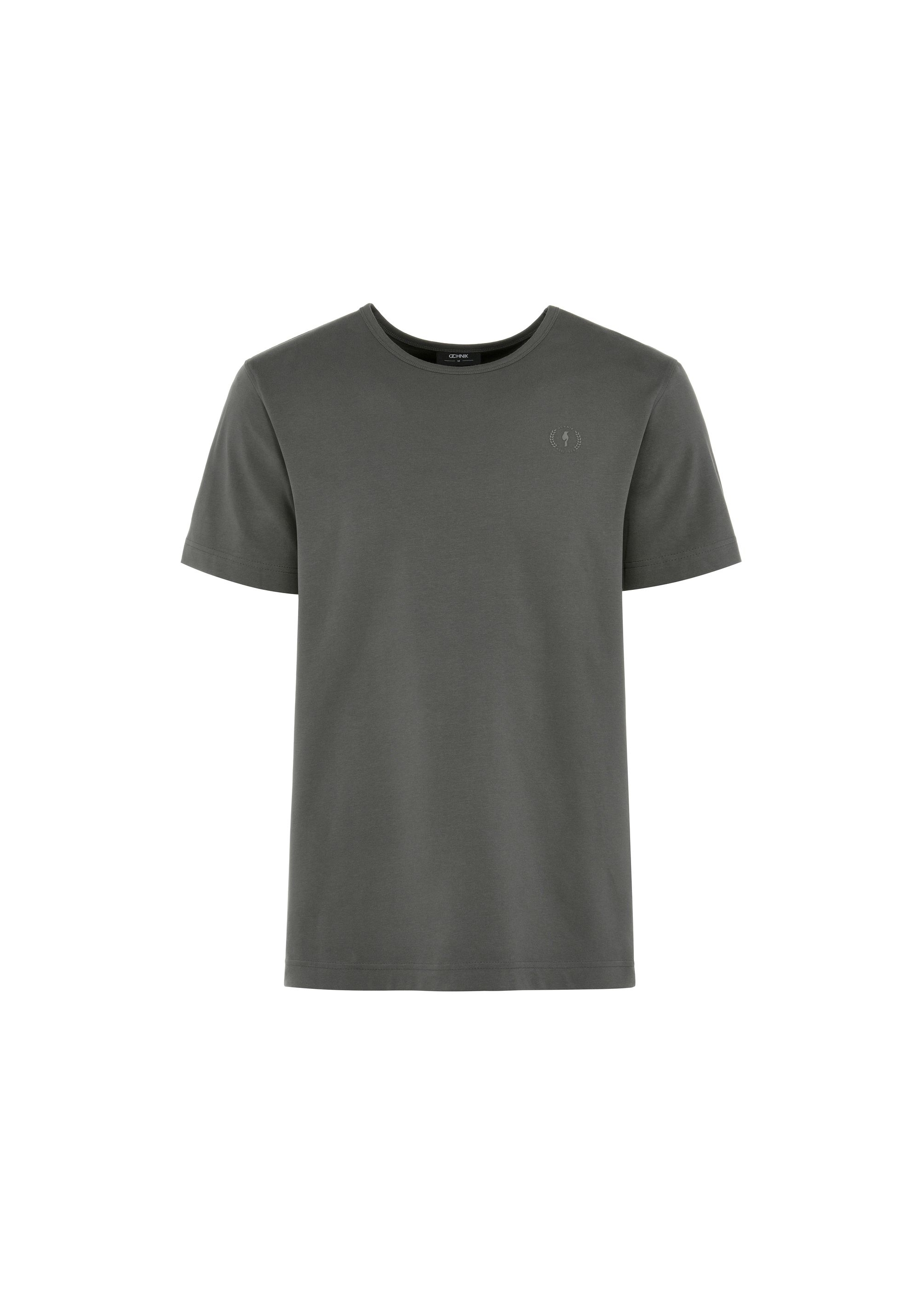 Graphite cotton men's t-shirt TSHMT-0124-91(W25)-04