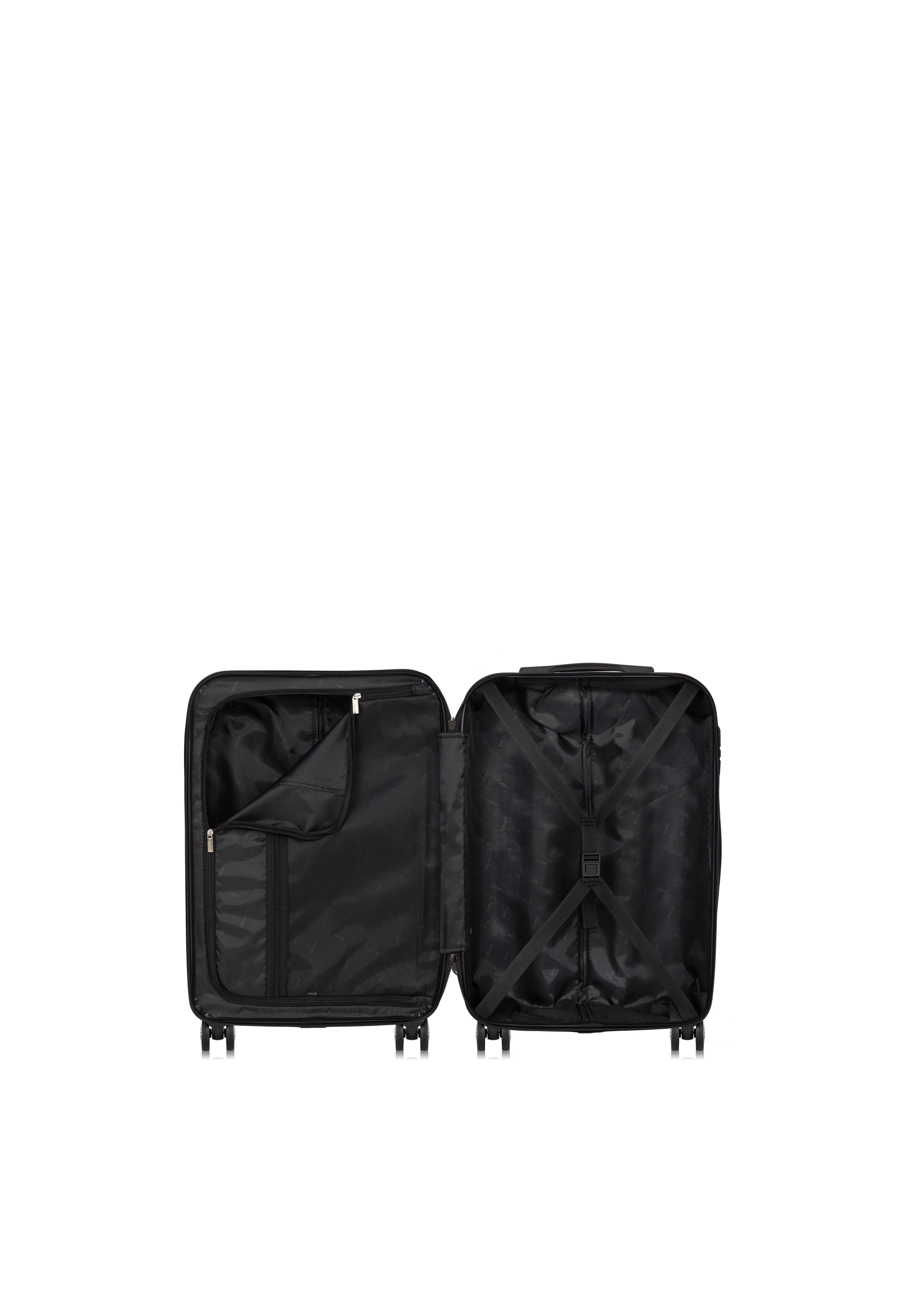 Medium suitcase on wheels WALPC-0012-99-24(W24)-04