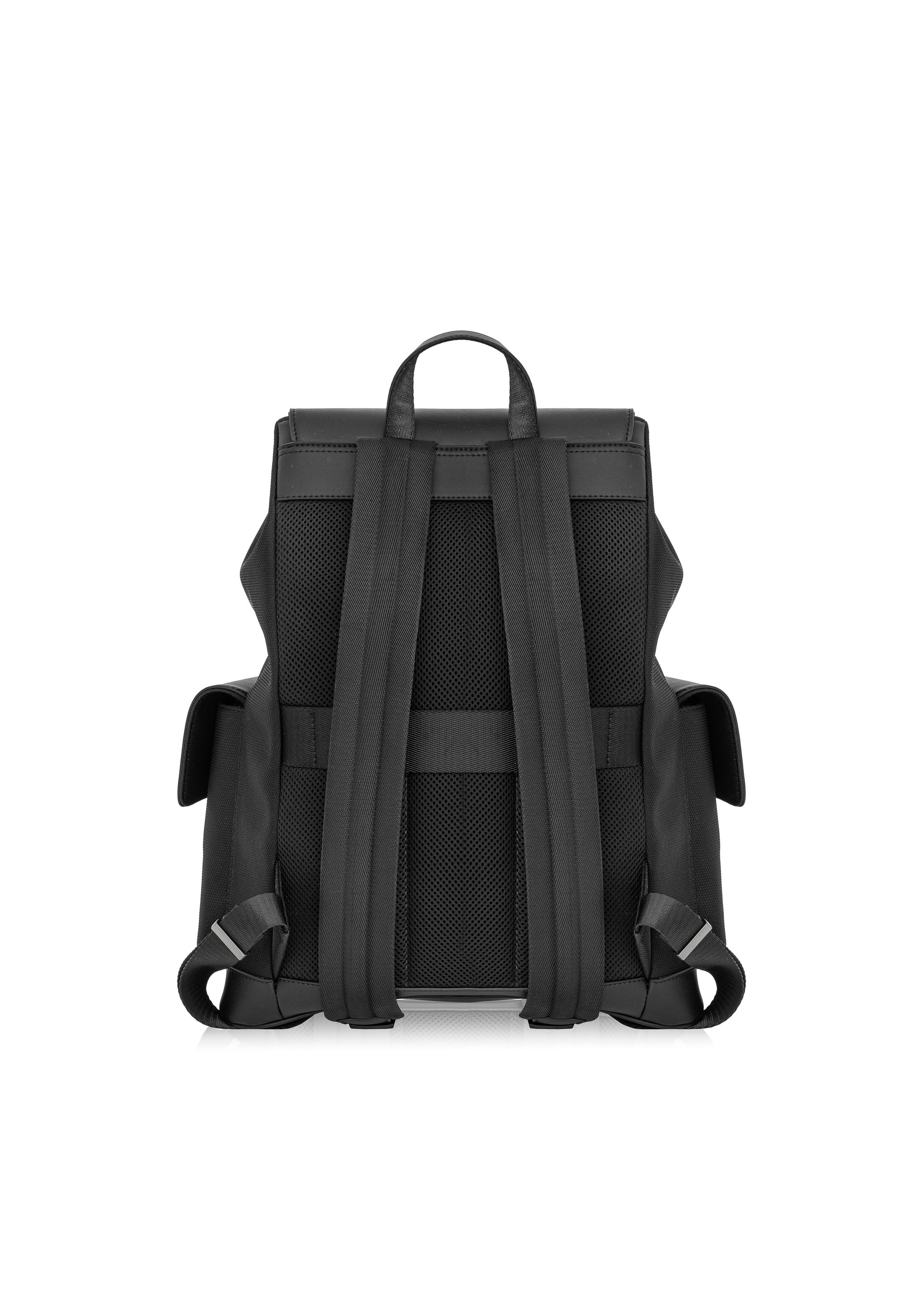 Black large men's backpack TORMN-0356-99(W25)-04