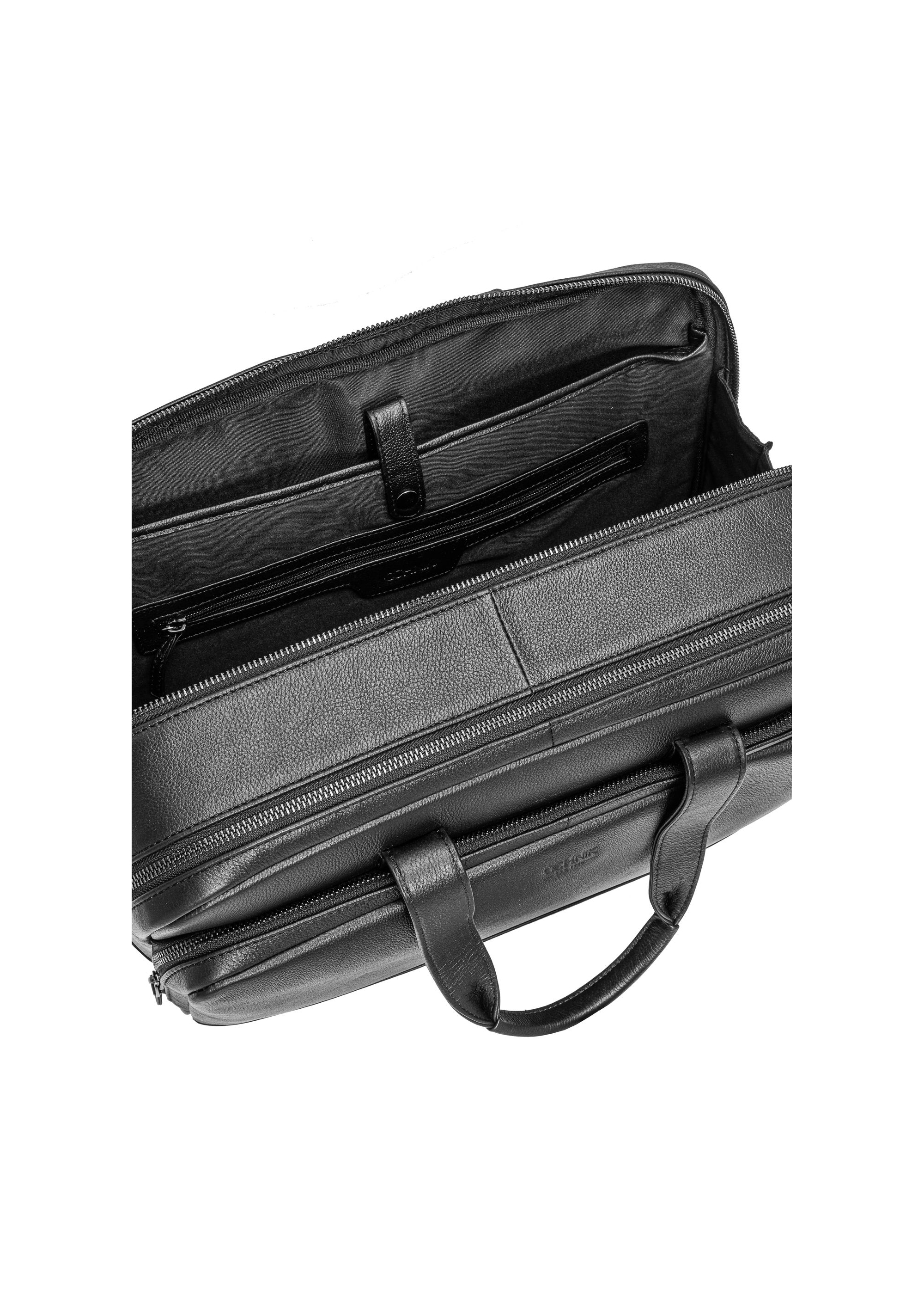 Black leather men's bag TORMS-0020R-99(W25)-08